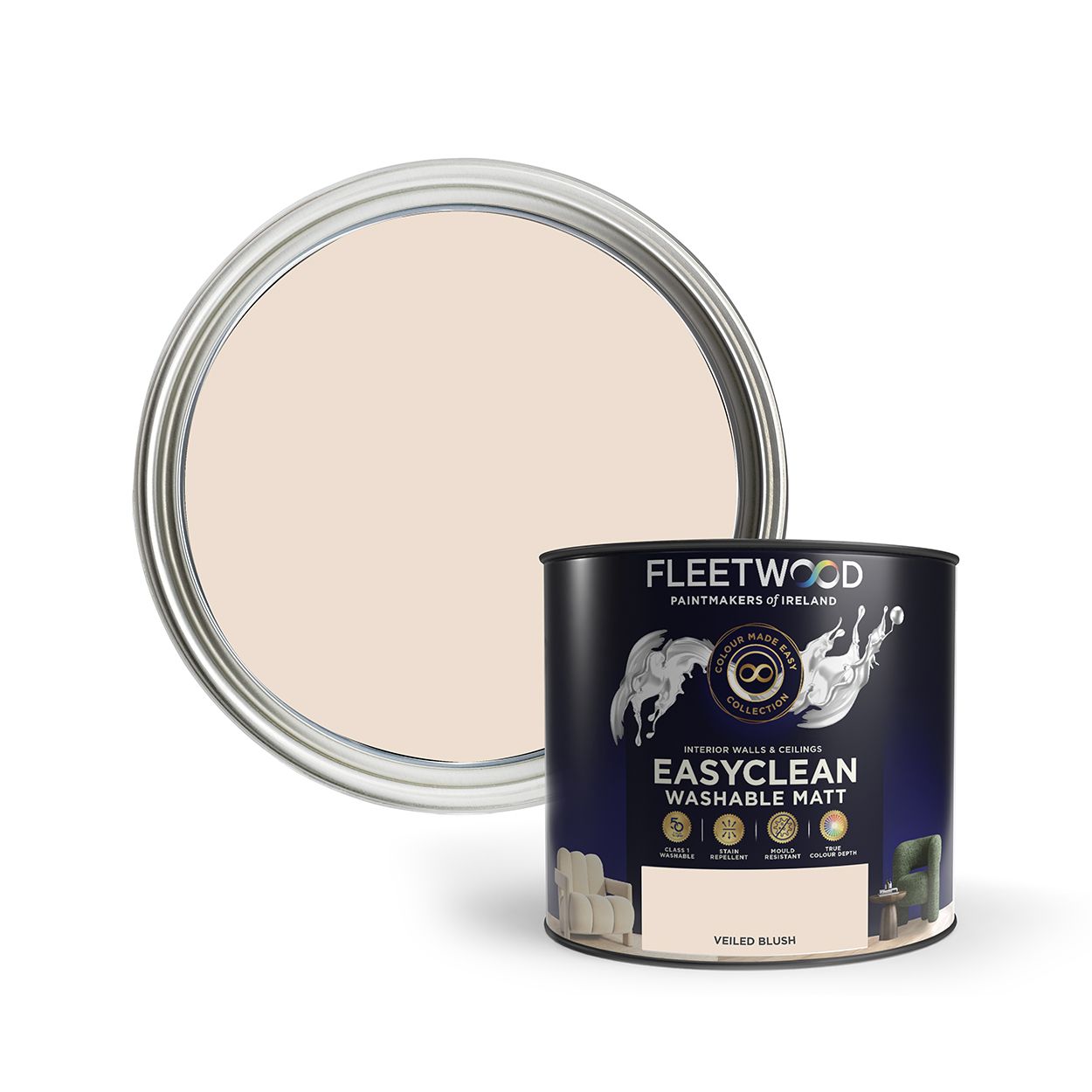Fleetwood 2.5L Easyclean Veiled Blush