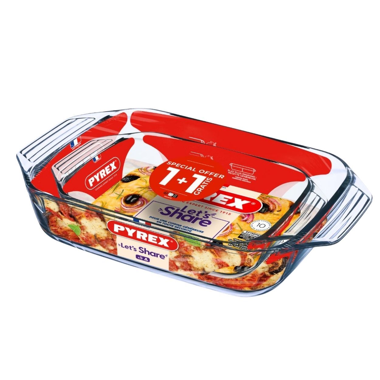 Pyrex Roaster - 2 Piece Set
