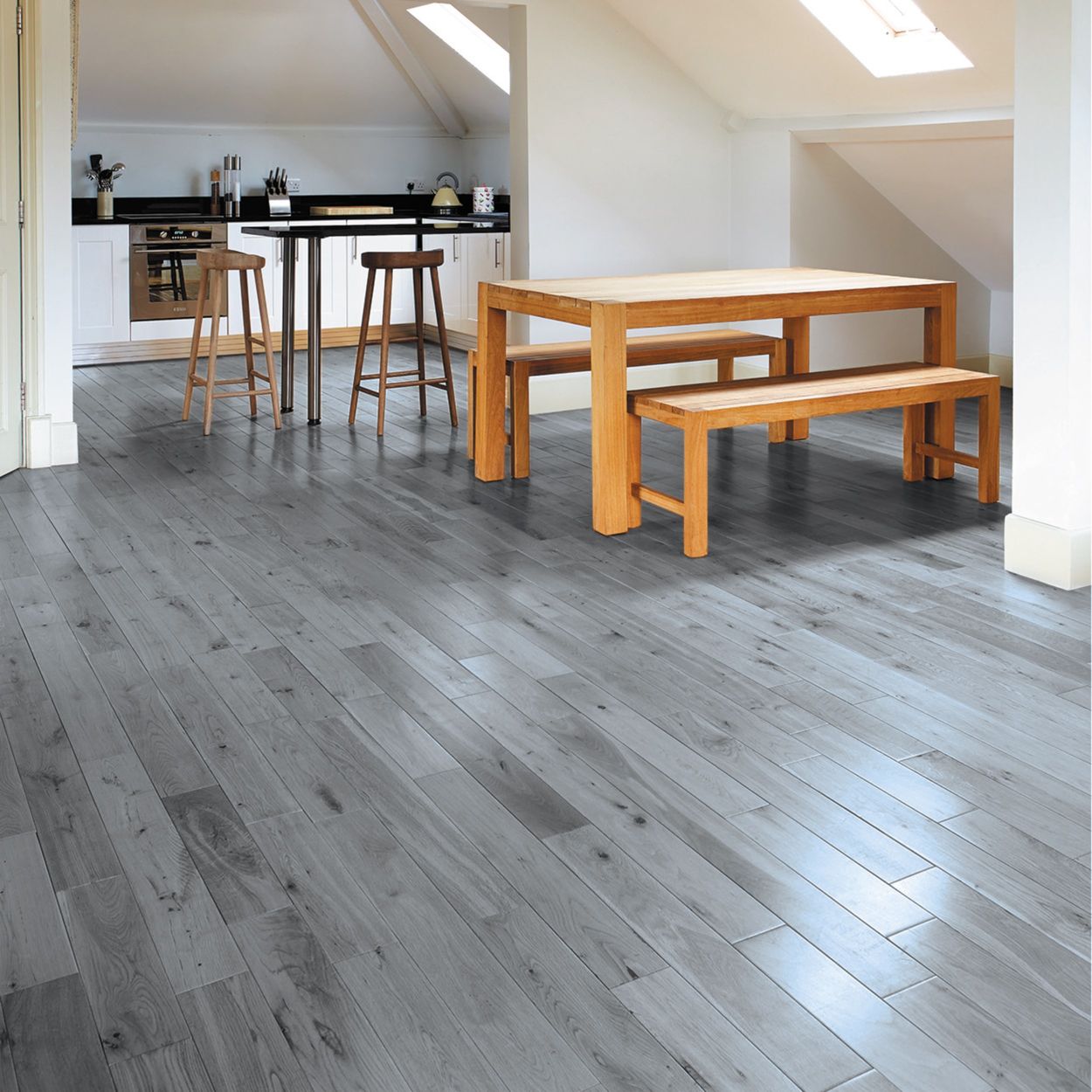 Ronseal Diamond Hard Floor Varnish Graphite Satin 2.5L