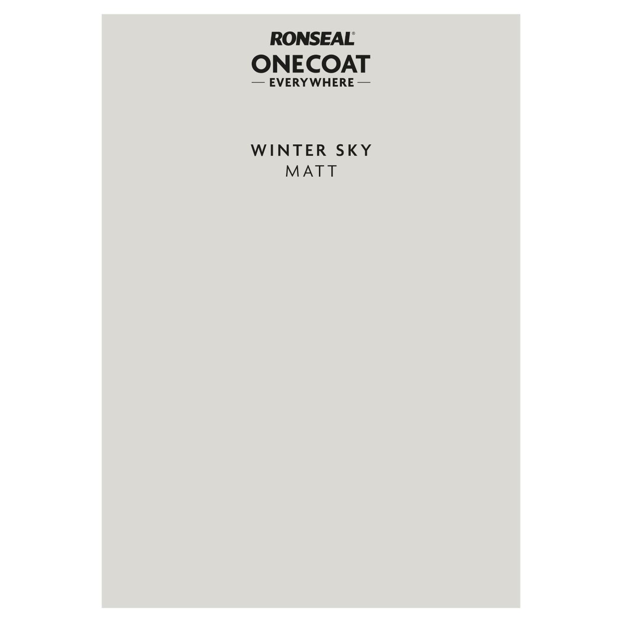 Ronseal One Coat Everywhere Paint Peel & Stick Winter Sky