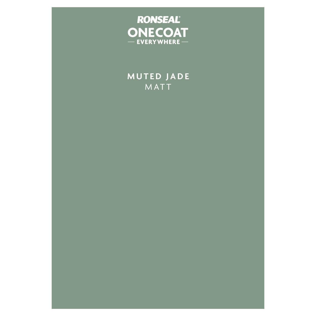 Ronseal One Coat Everywhere Paint Peel & Stick Muted Jade