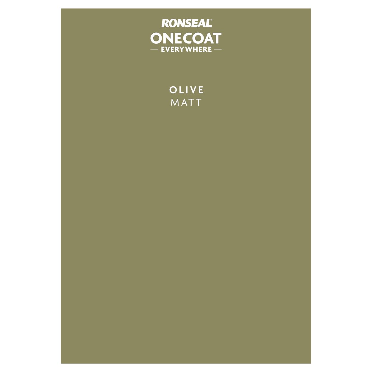 Ronseal One Coat Everywhere Paint Peel & Stick Olive