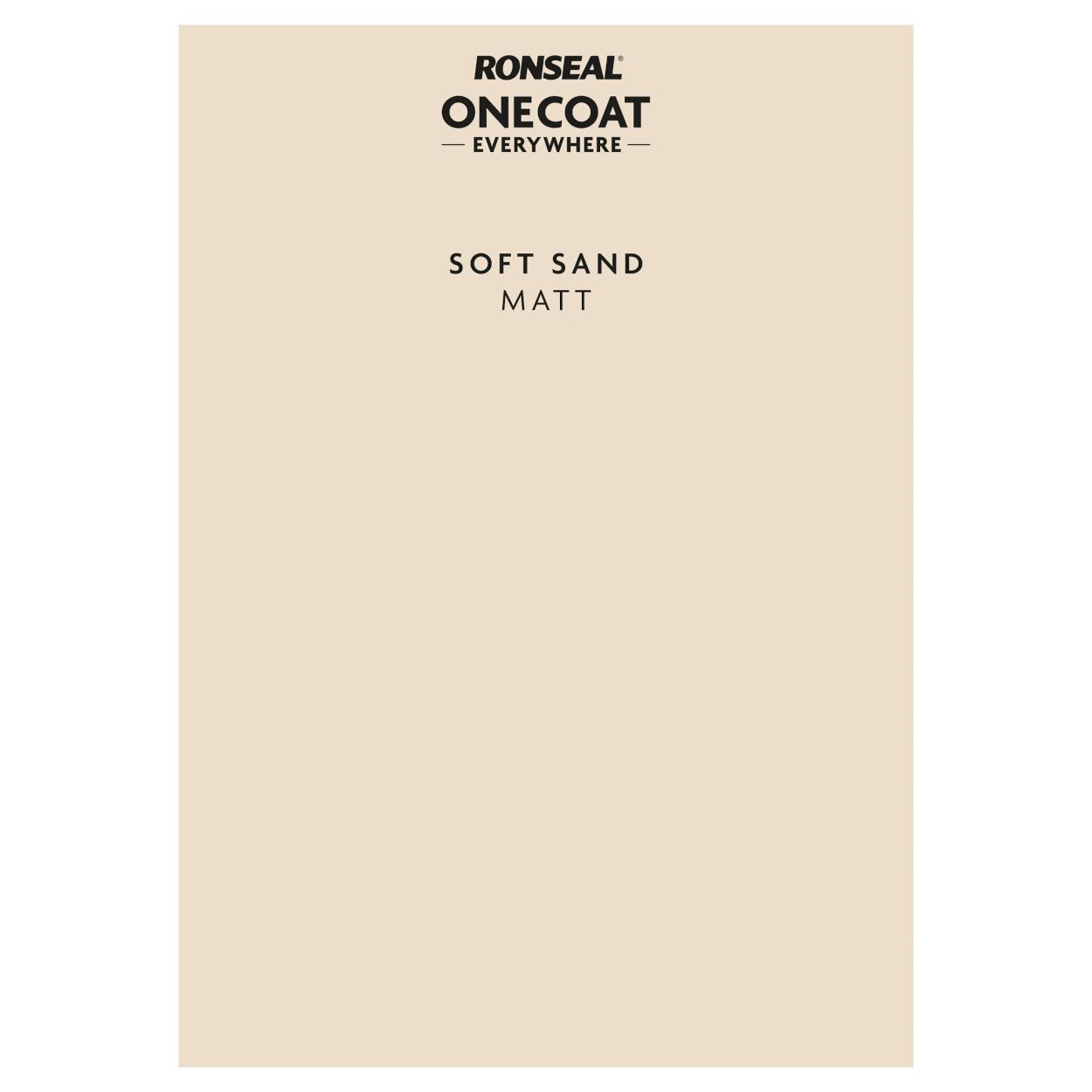 Ronseal One Coat Everywhere Paint Peel & Stick Soft Sand