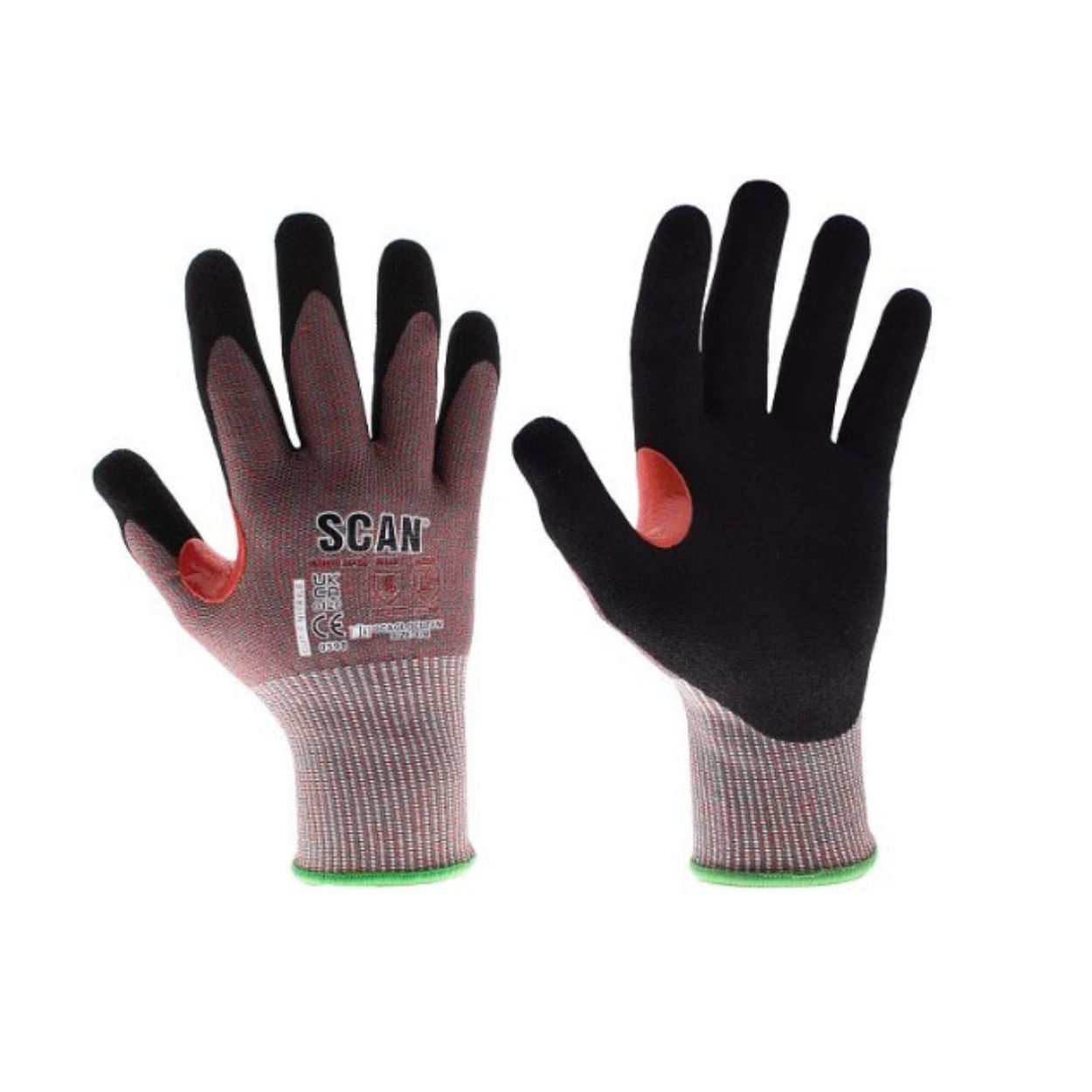 Scan Cut F Glove - Nitrile Palm Sz 9