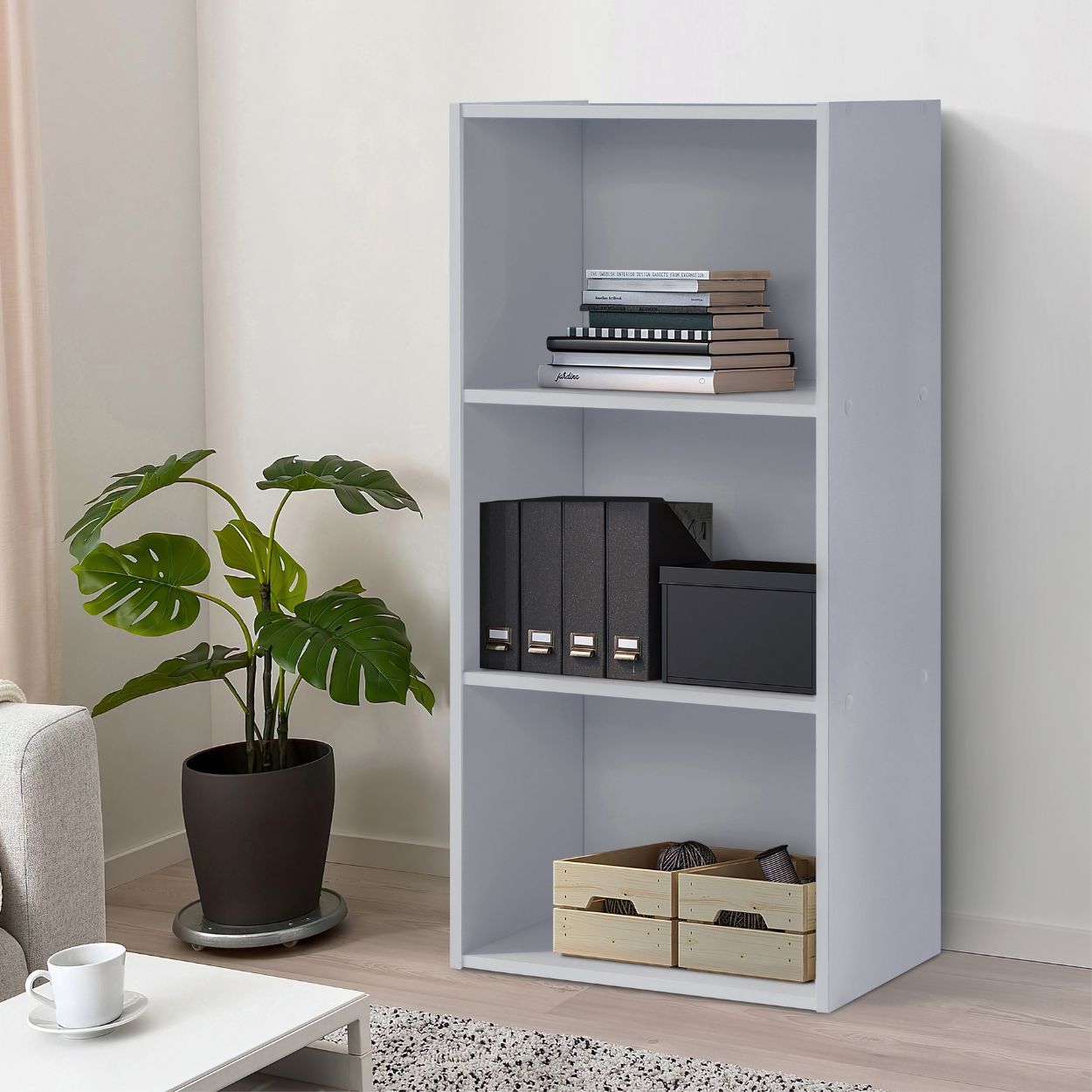 Joe 3 Shelf Unit Grey