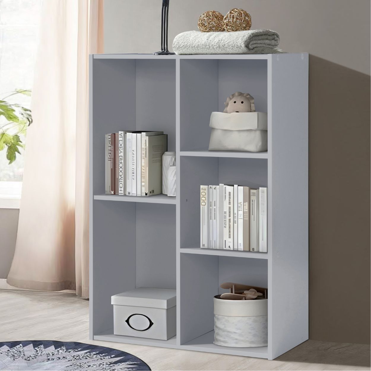 Joe 5 Shelf Utility Unit Grey