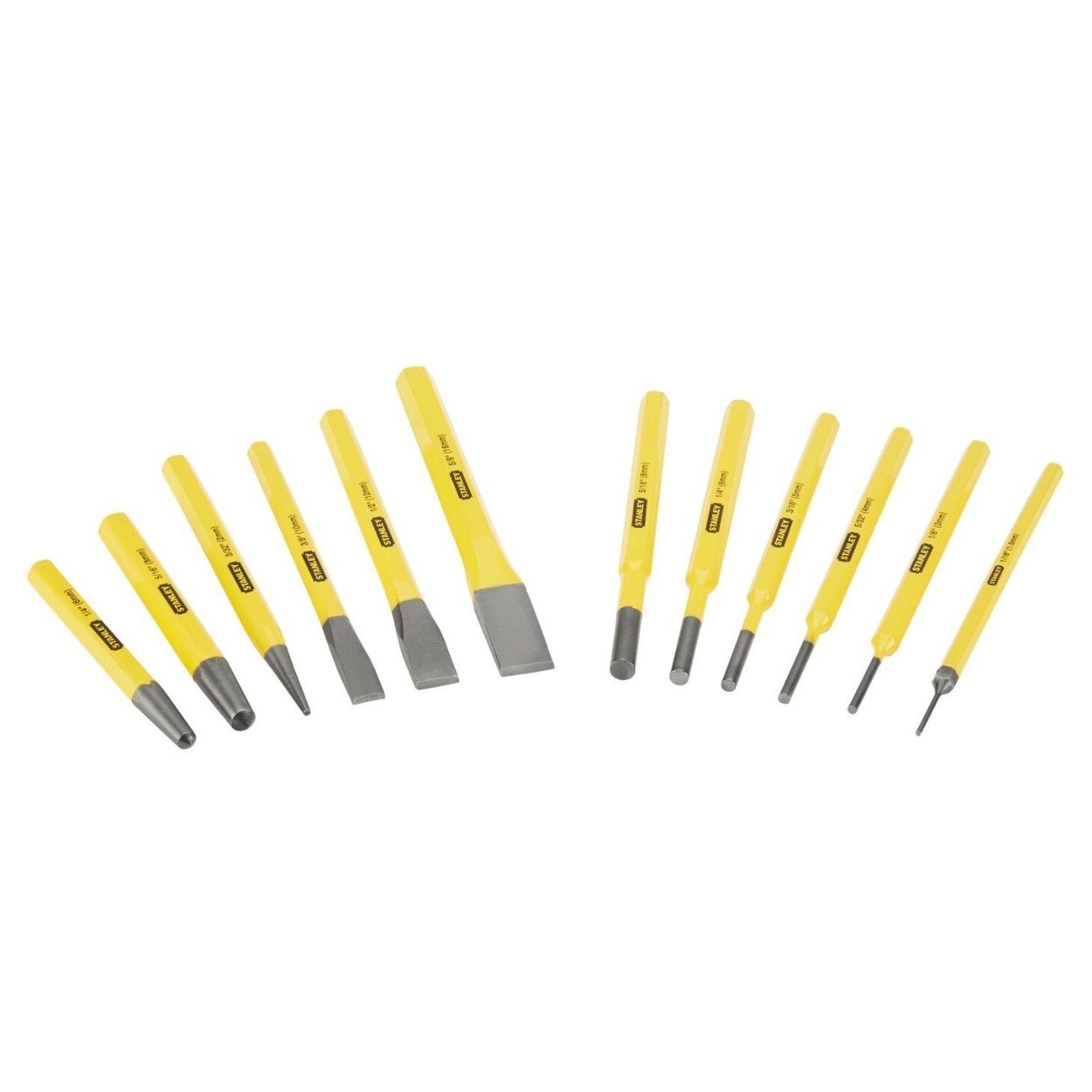 Stanley Kit Punch And Chisel 12 Piece Set