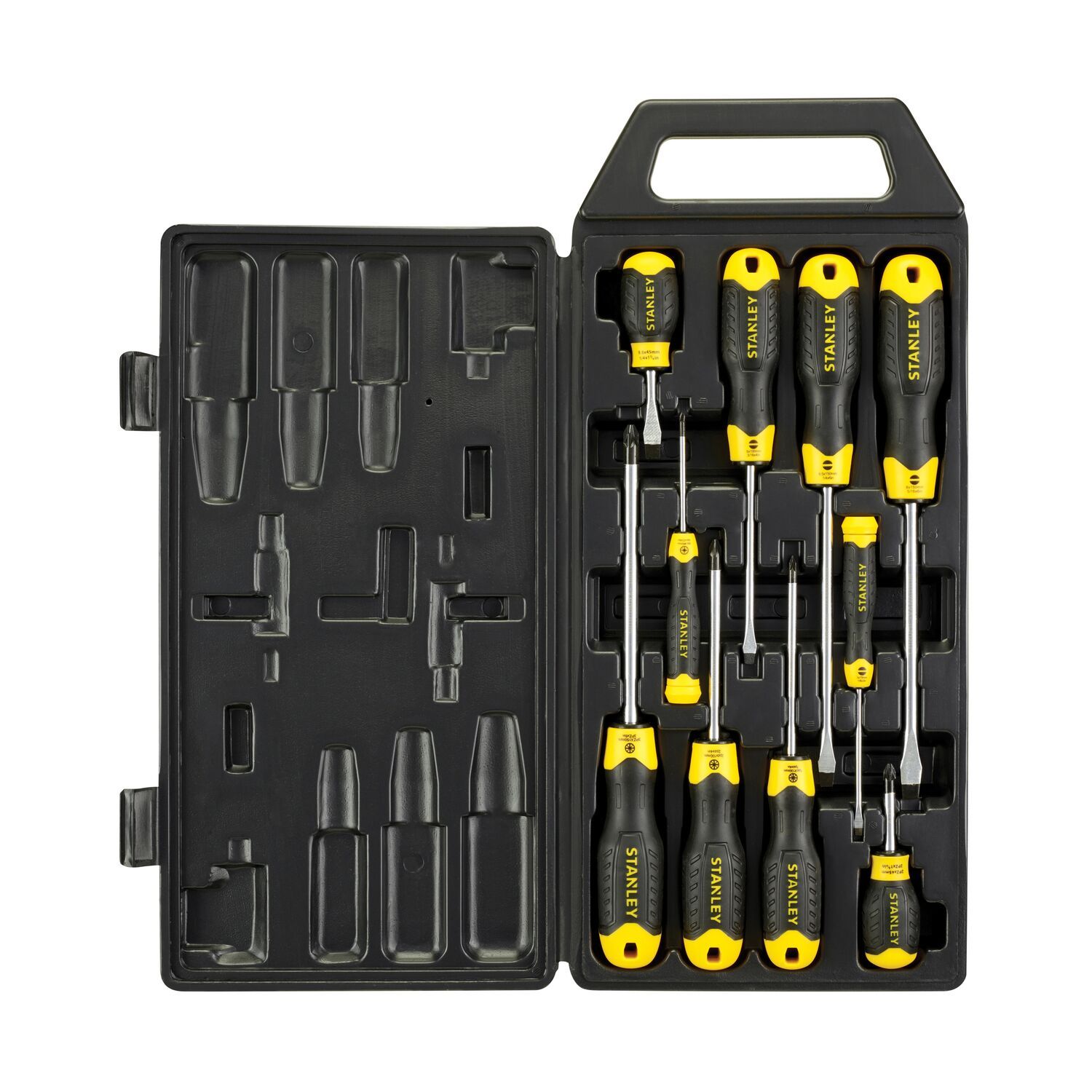Stanley Cushion Grip Screwdriver Set 10Pc