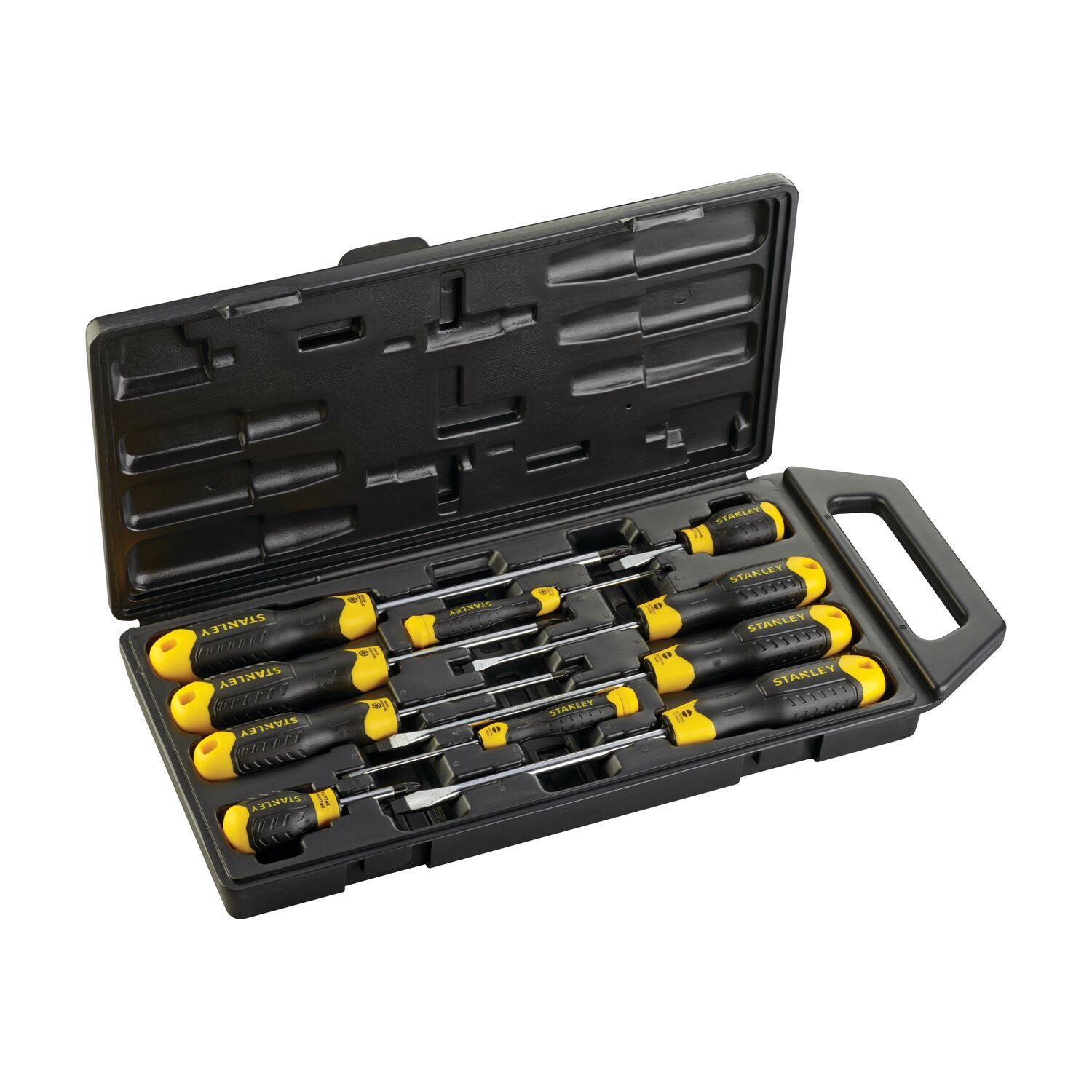 Stanley Cushion Grip Screwdriver Set 10Pc