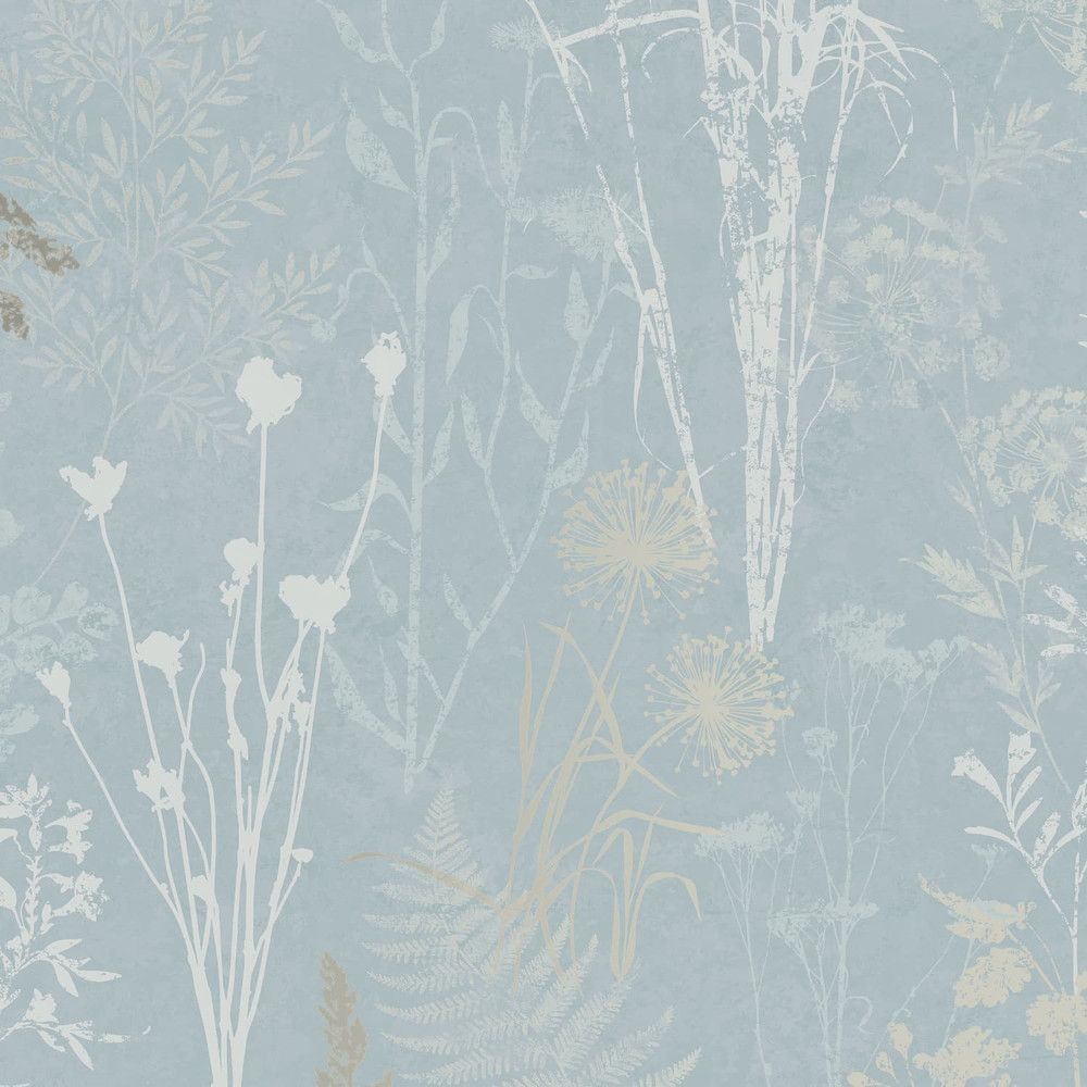 Superfresco Easy Organics Duck Egg Wallpaper