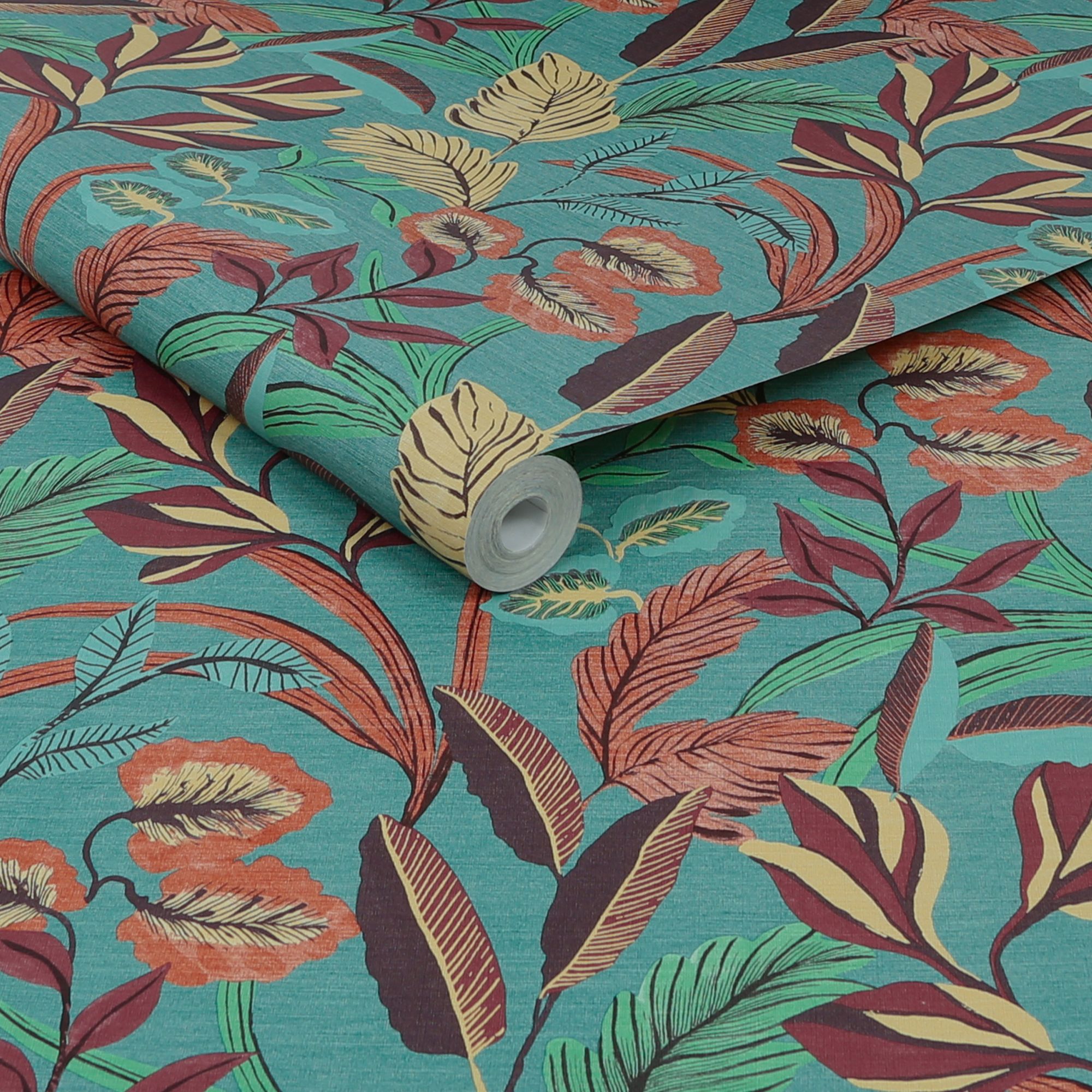 Sublime Paradise Arts Blue Wallpaper