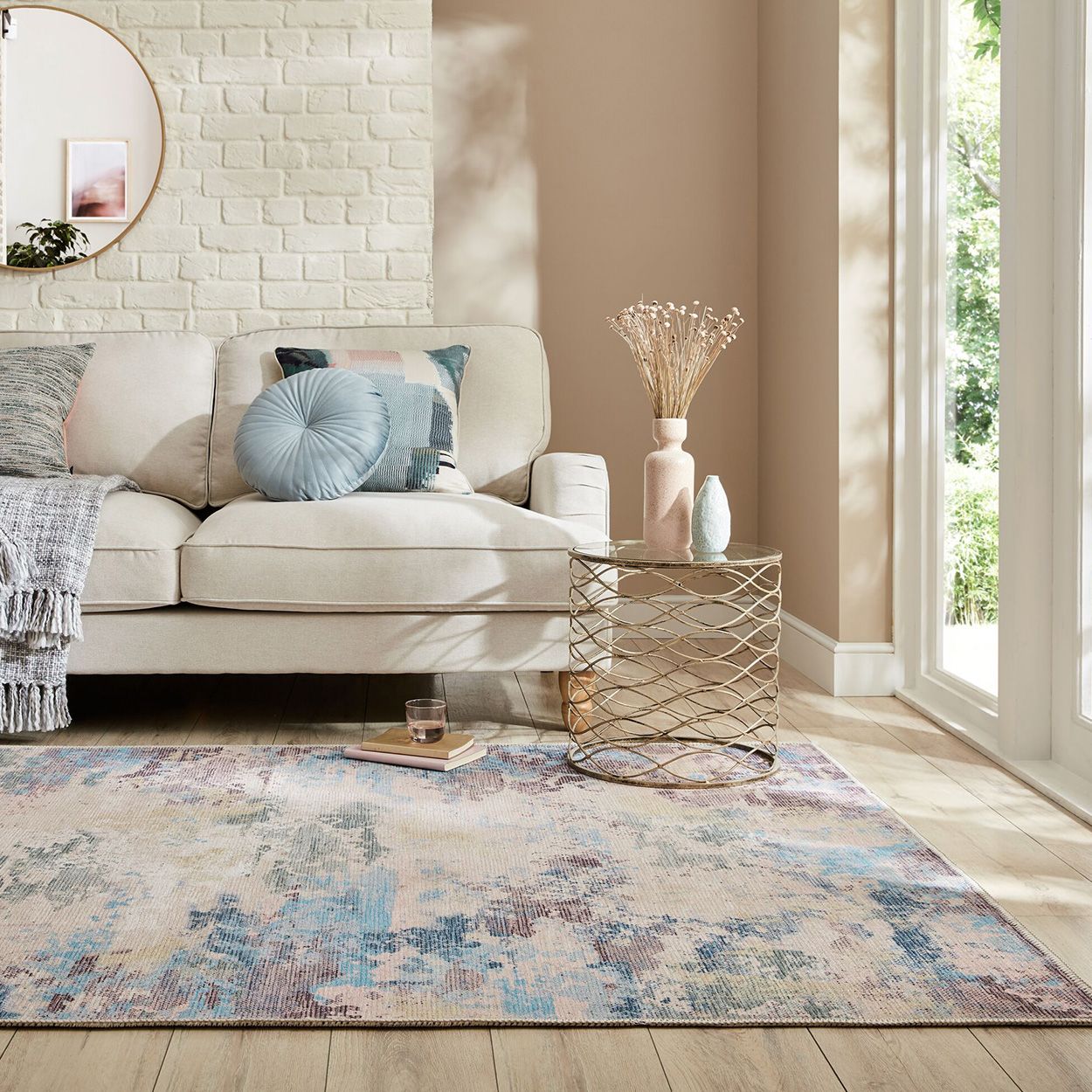 Abstract Multi Colour Rug 160X230cm