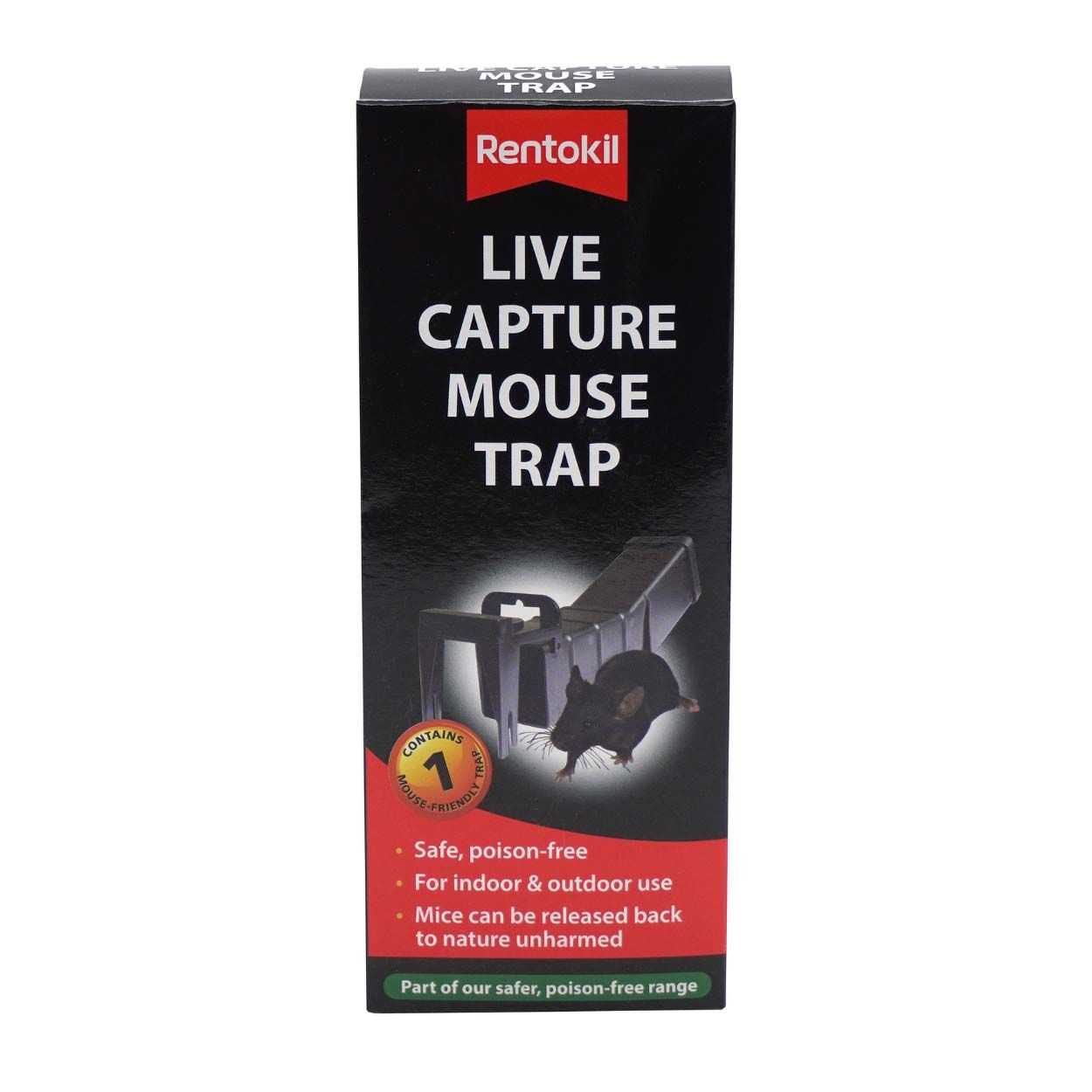 Rentokil Live Capture Mouse Traps Single Box