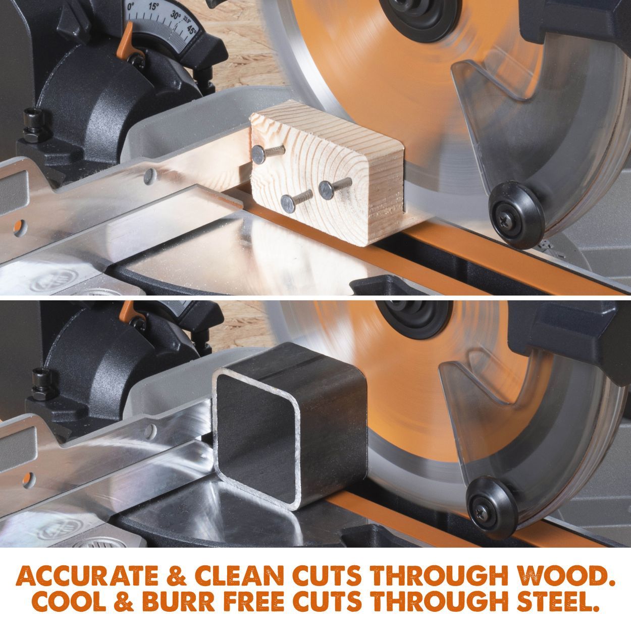 Evolution Cordless 185mm Sliding Mitre Saw Loaded Set