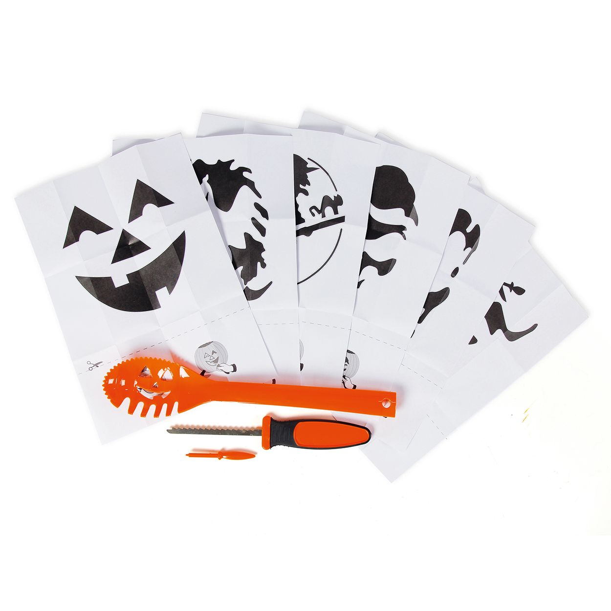 Colossal Super Pumpkin Carving Kit Orange 32cm