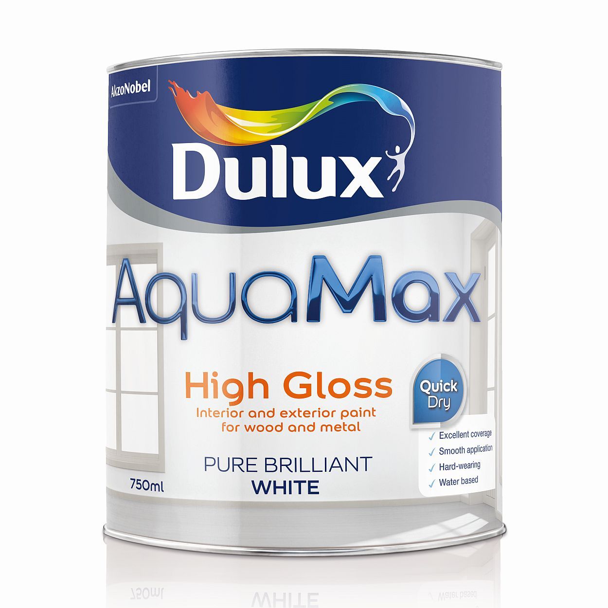 Dulux Aquamax High Gloss Pbw 750Ml