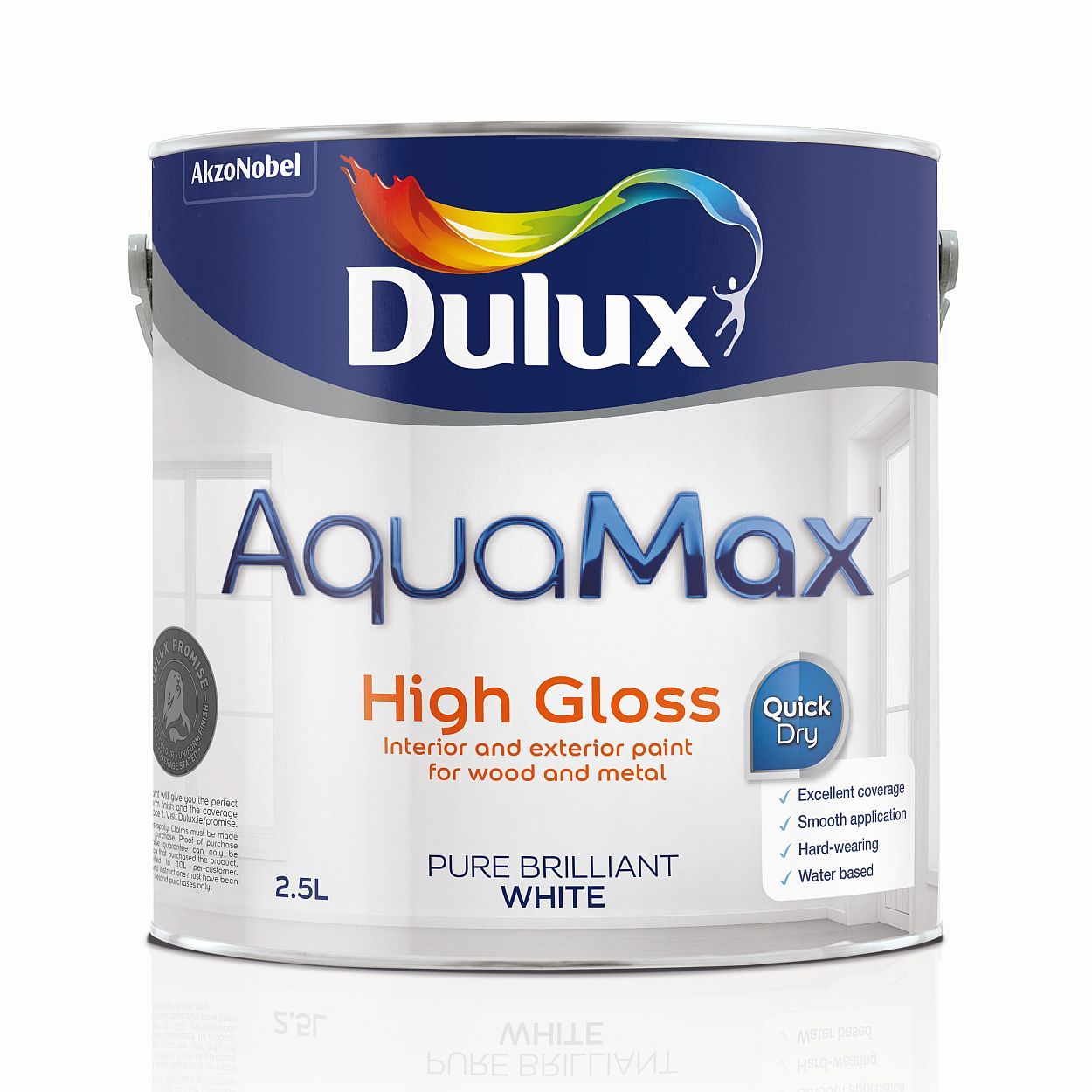 Dulux Aquamax High Gloss Pbw 2.5L