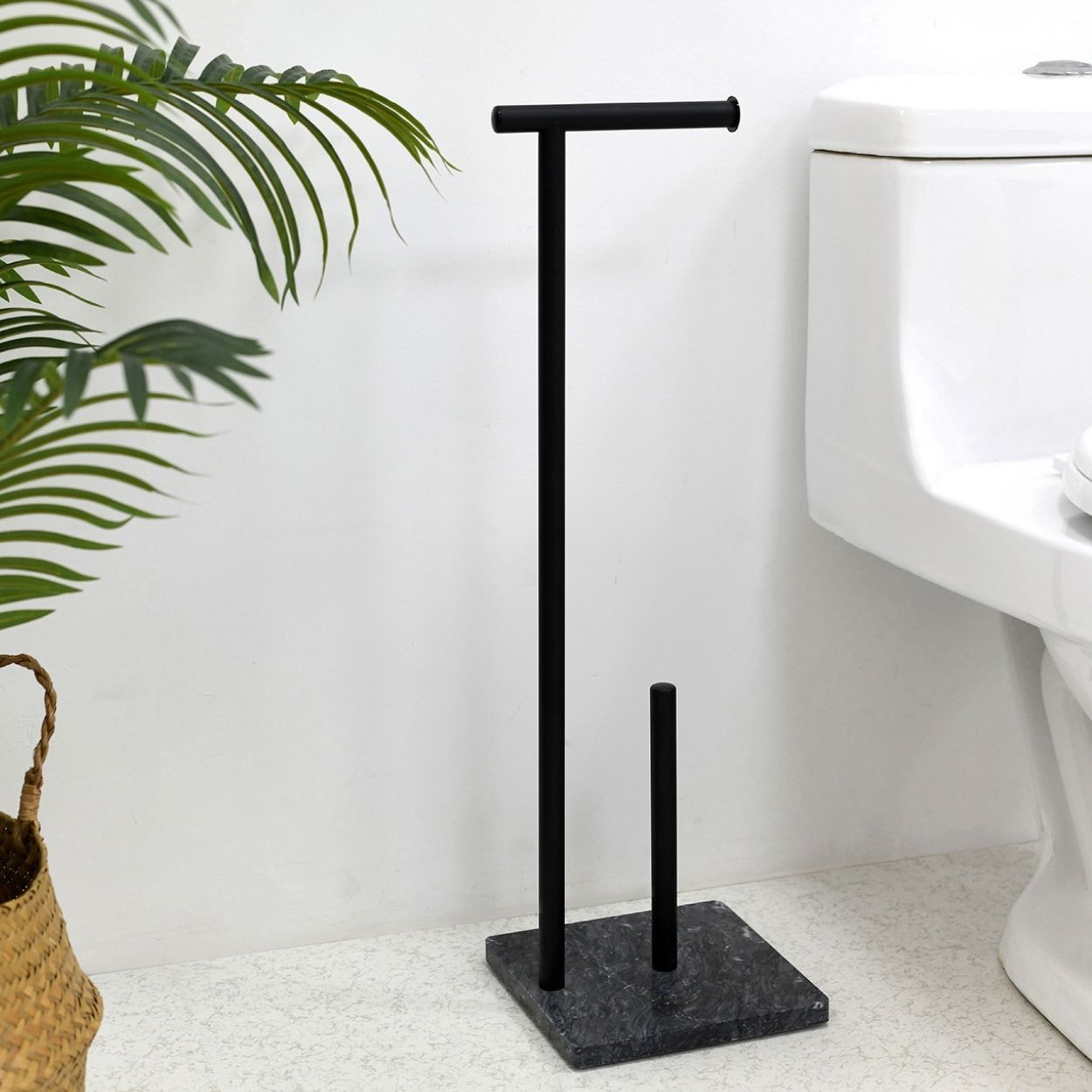 Free Standing Marble Toilet Roll Holder