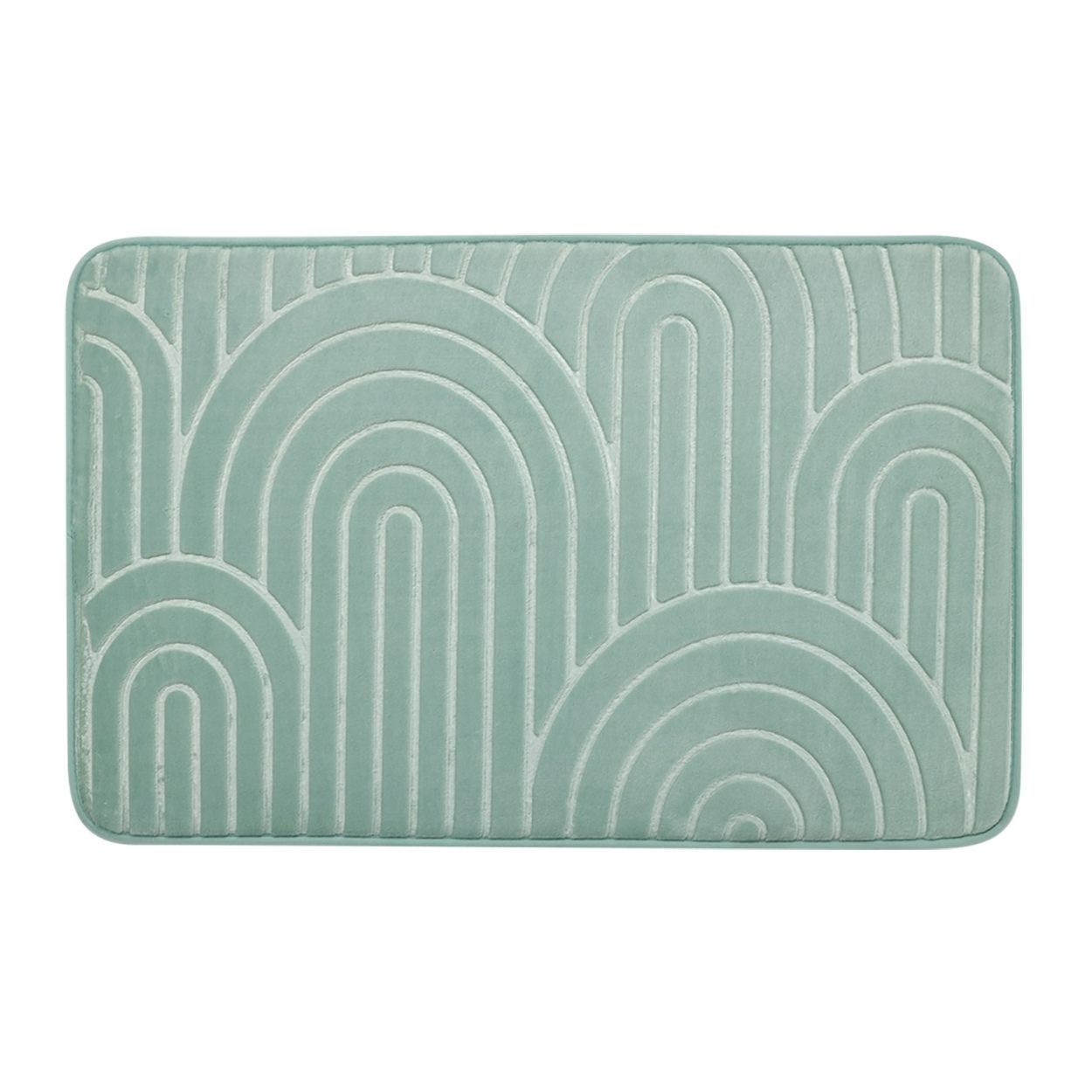 Coral Embossed Bath Mat
