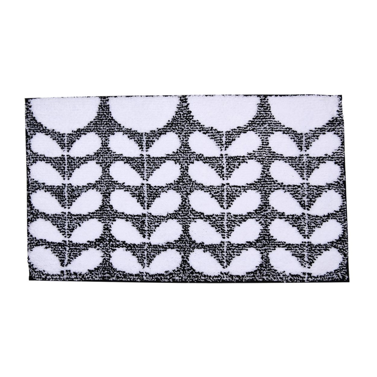 Black & White microfibre Bath Mat