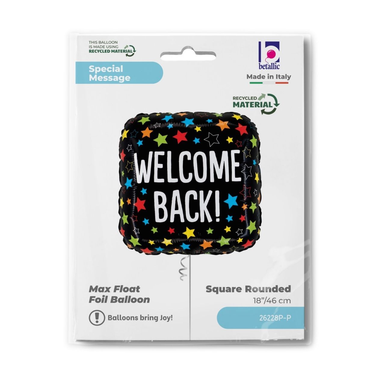 Welcome Back Foil Balloon 18"