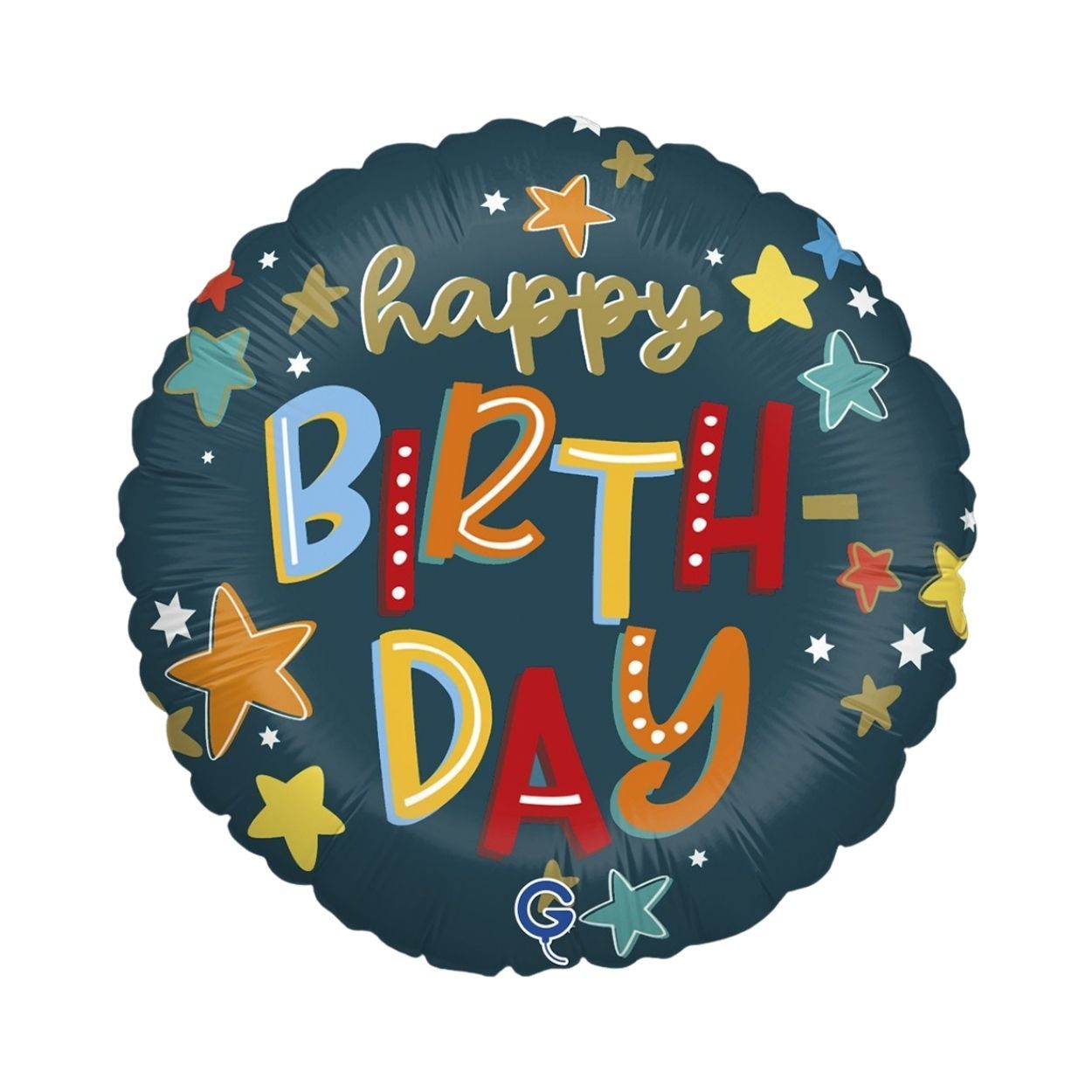 R Stars Birthday Foil Balloon 18"