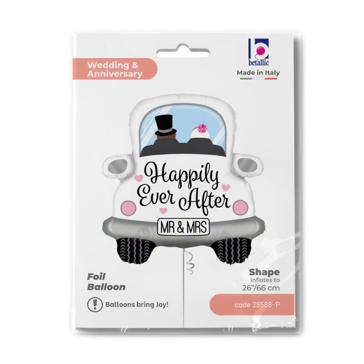 Happily Ever After Car Foil Balloon