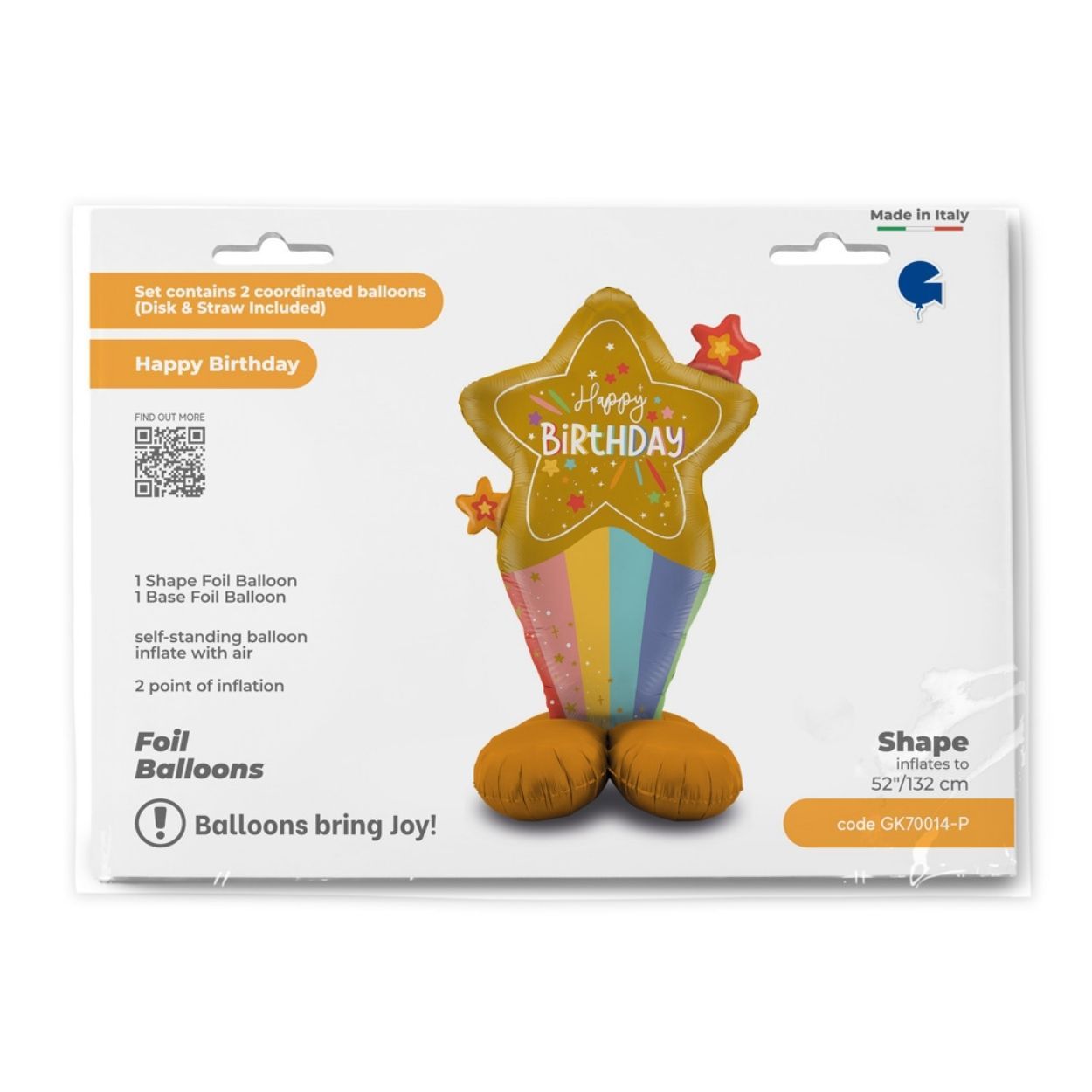 The Standups Birthday Stars Foil Balloon