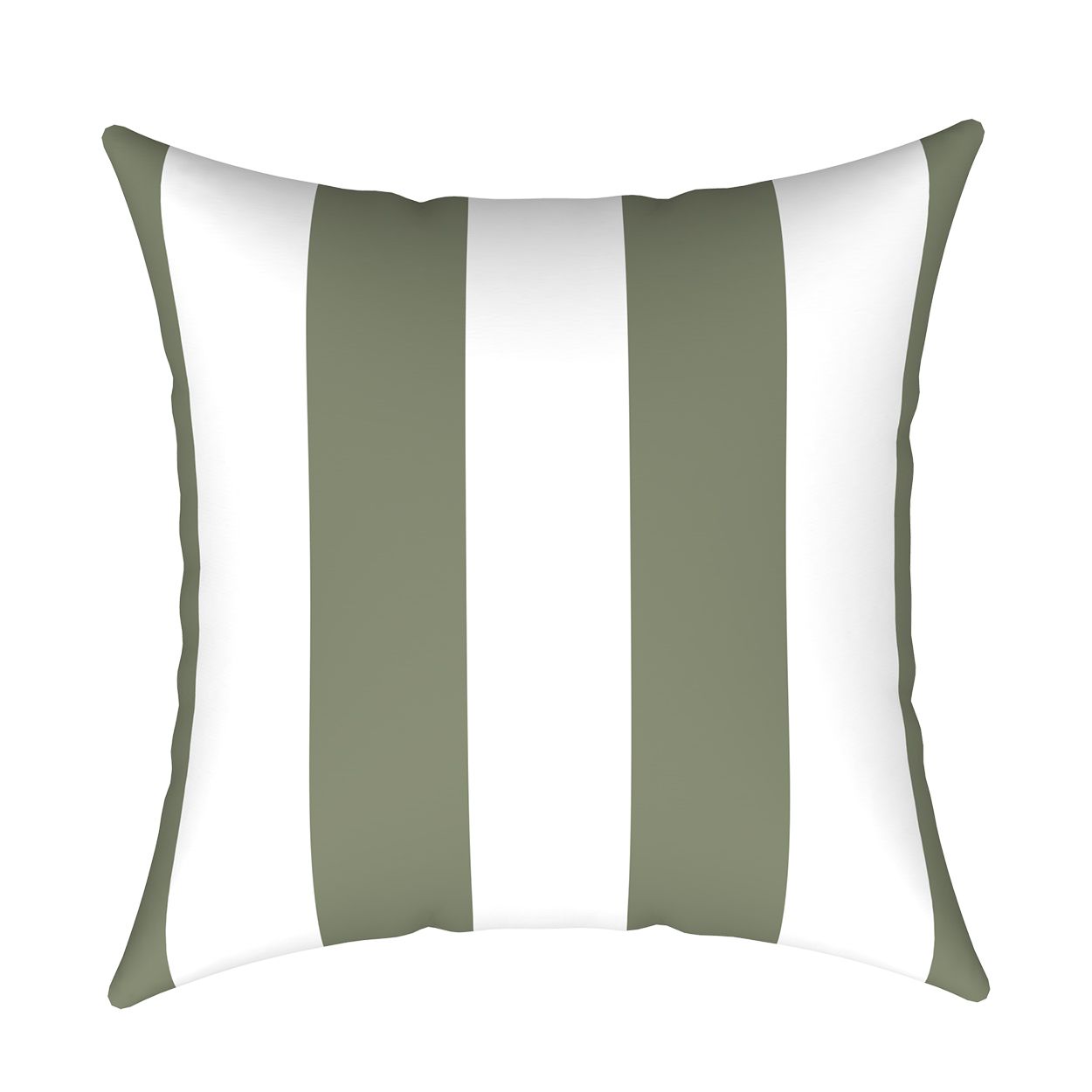 Khaki Stripe Pattern Cushion