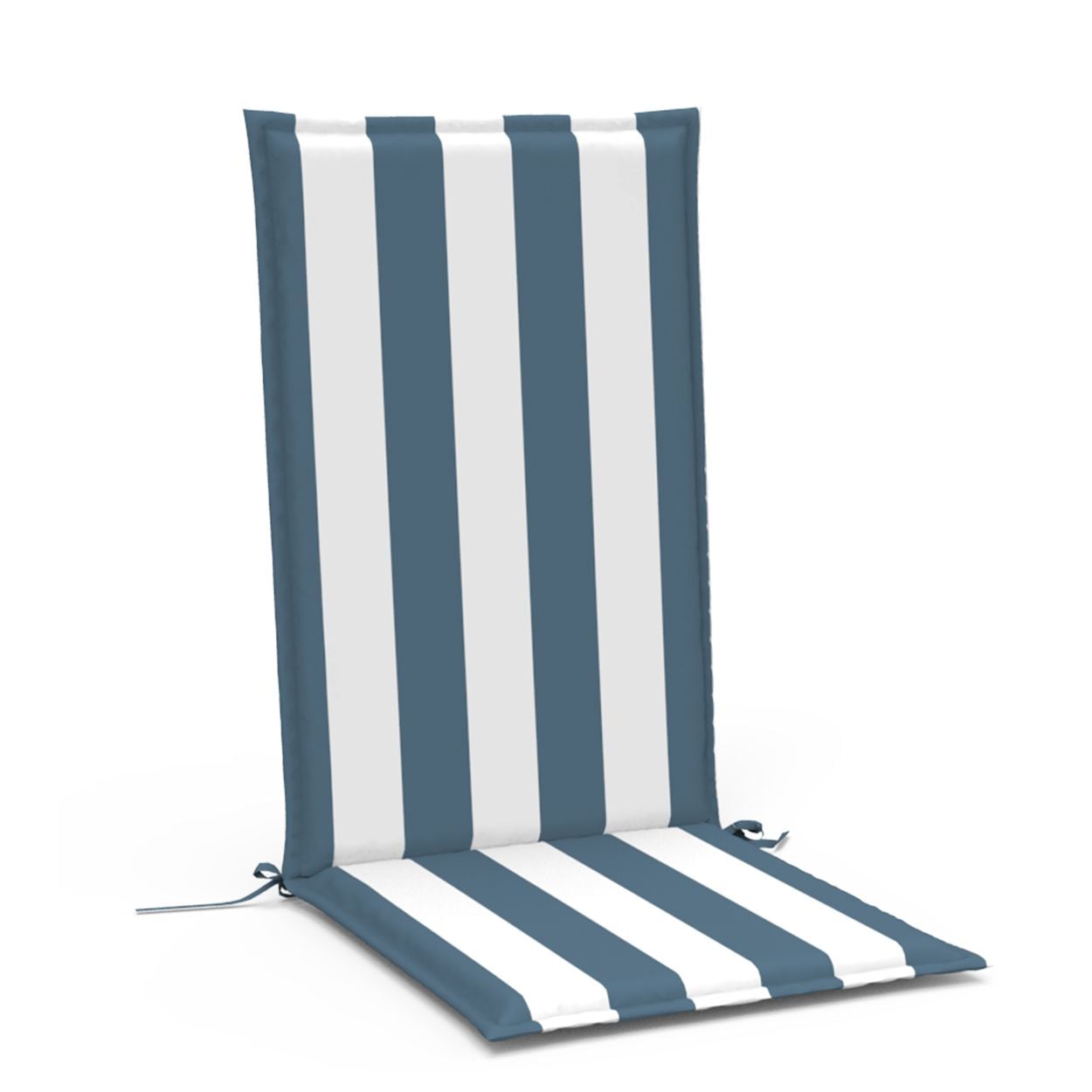 Blue Stripe Pattern Recliner Cushion