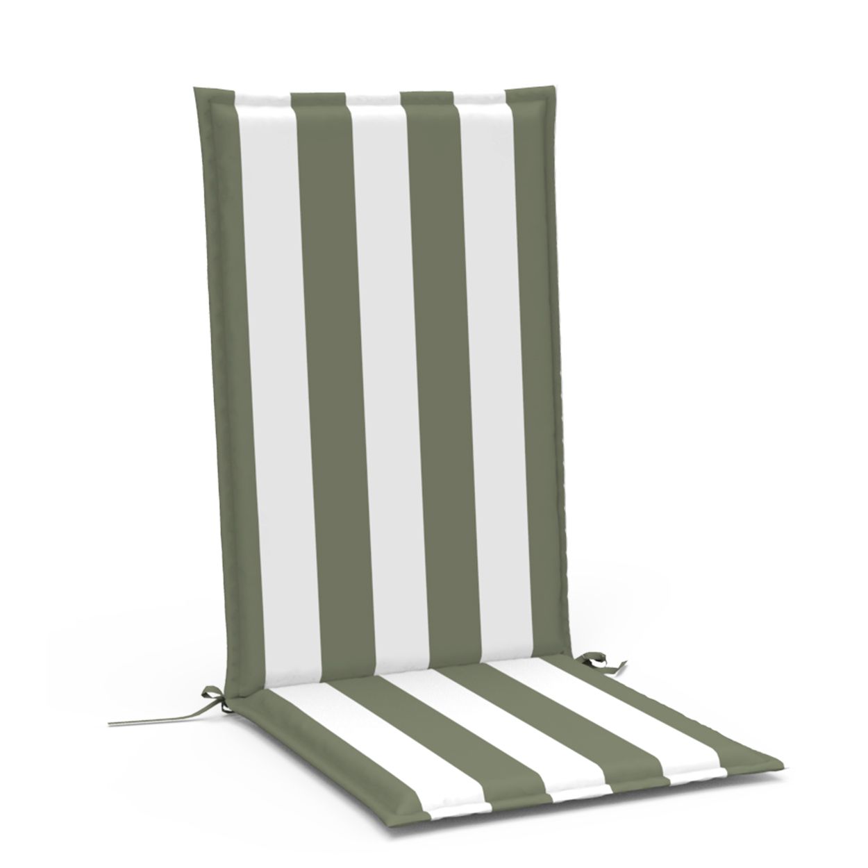 Khaki Stripe Pattern Recliner Cushion