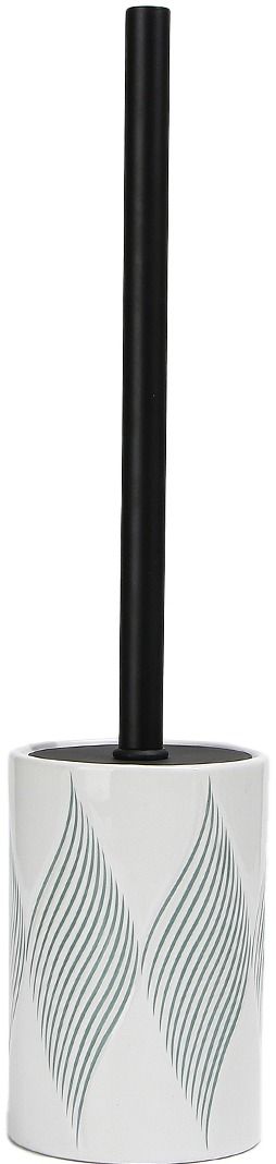 White Ceramic Toilet Brush Holder