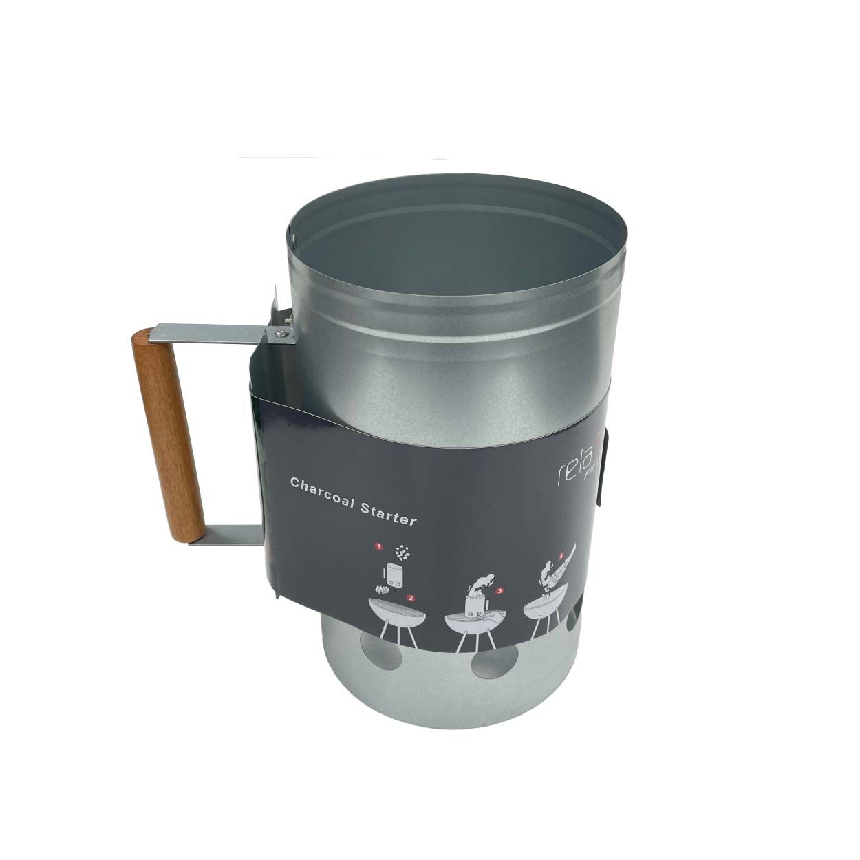 Charcoal Starter Silver