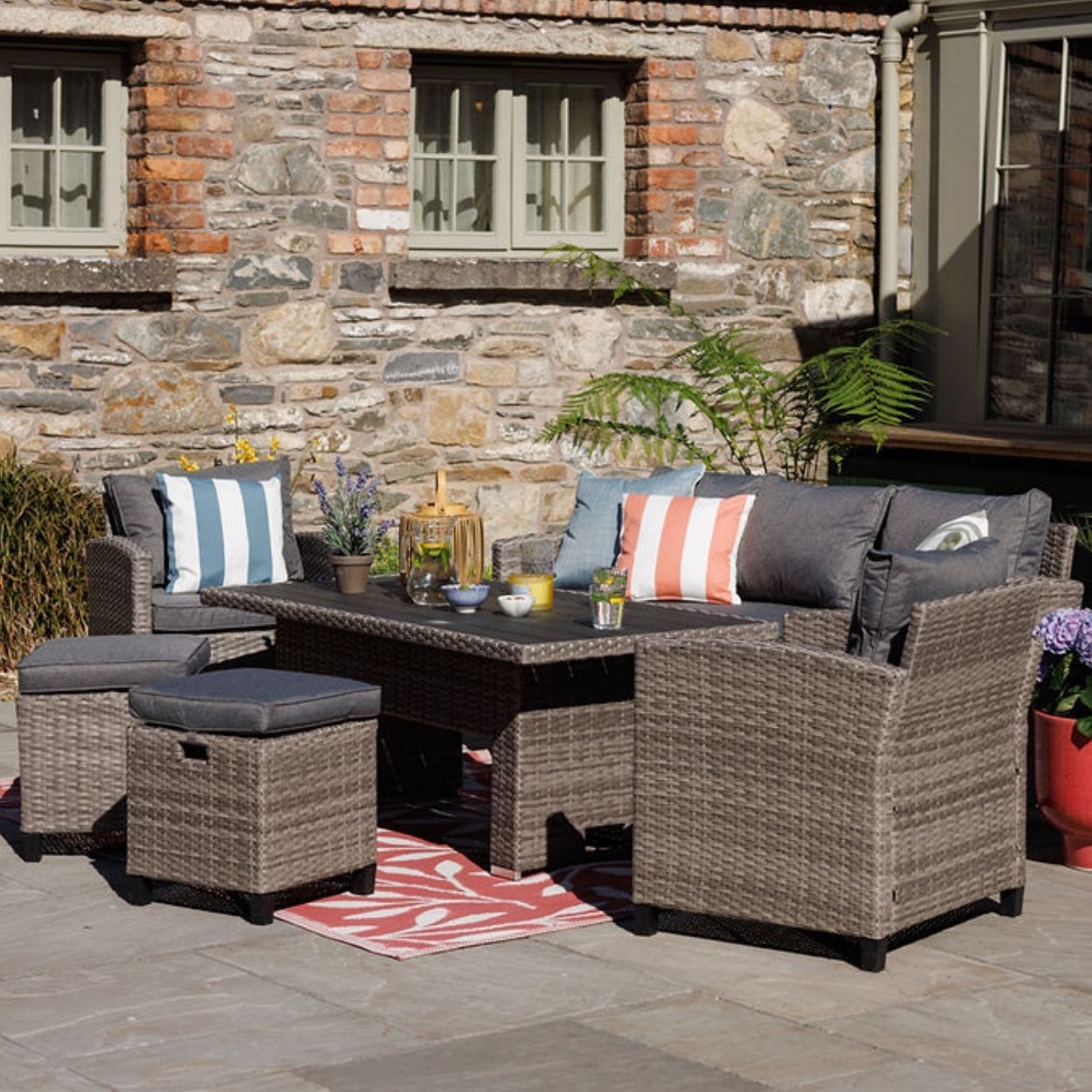 Cali Rattan Lounge Set