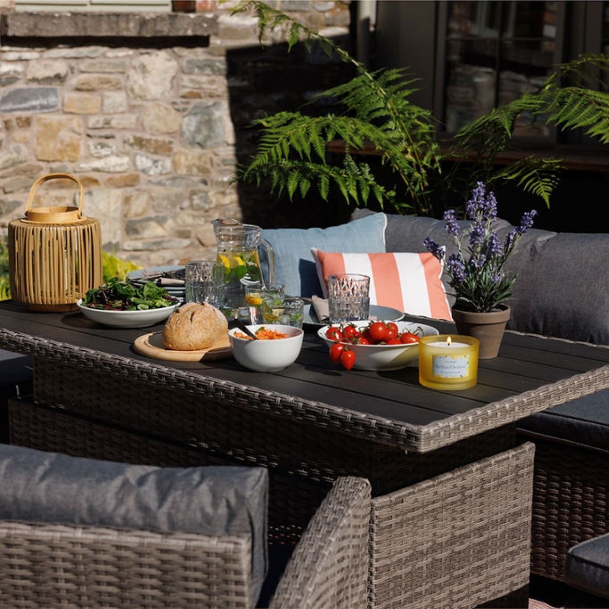 Cali Rattan Lounge Set