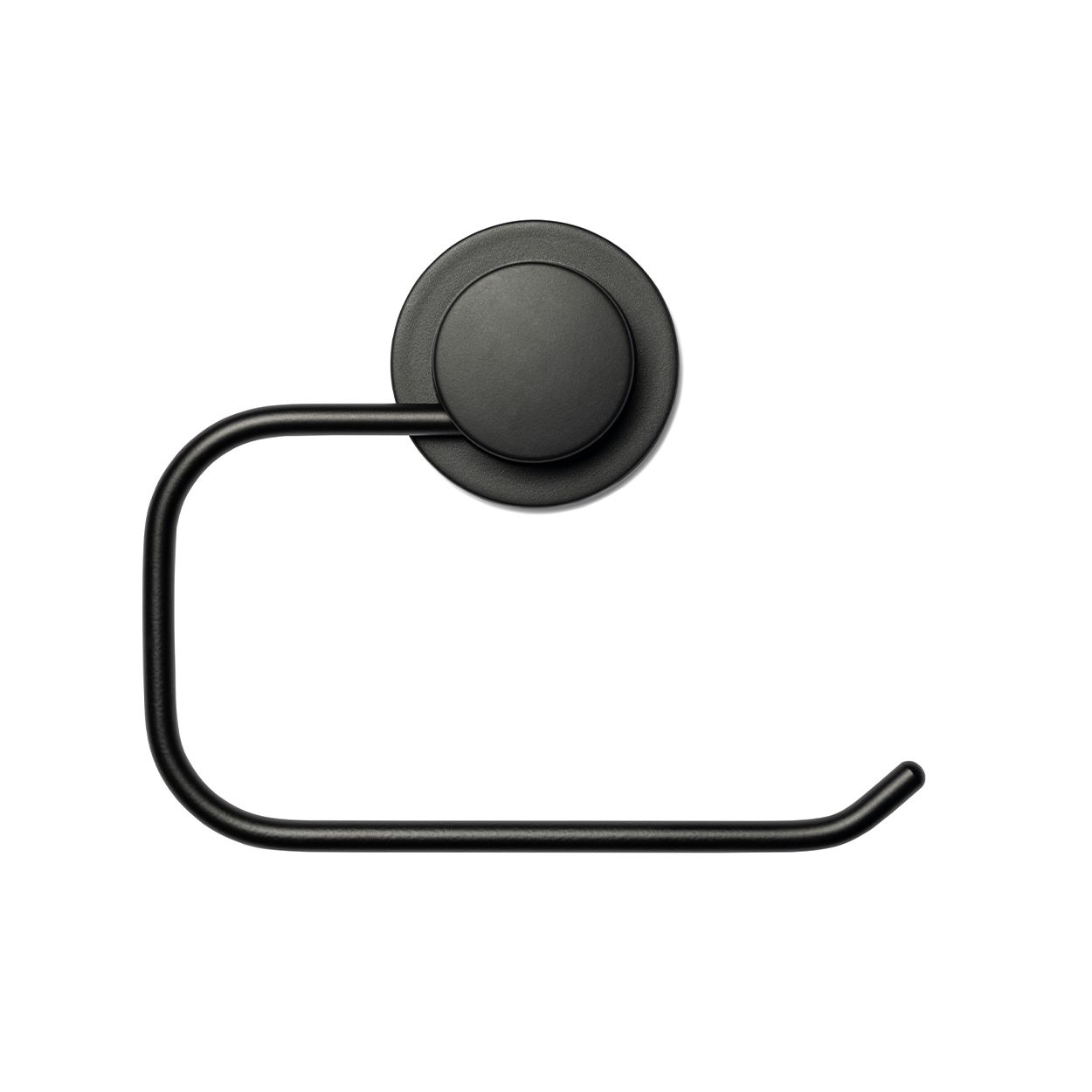 Croydex Stick 'n' Lock Toilet Roll Holder Matt Black