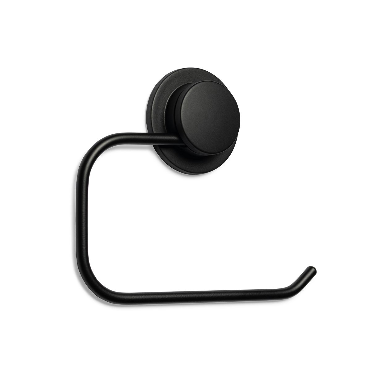 Croydex Stick 'n' Lock Toilet Roll Holder Matt Black