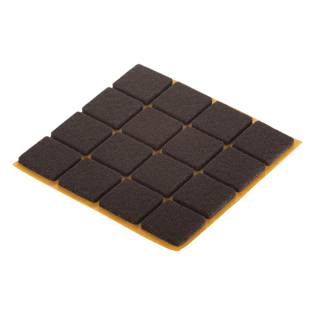 Fix-O-Moll Felt-Glider 22X22Mm Self-Adhesive Brown