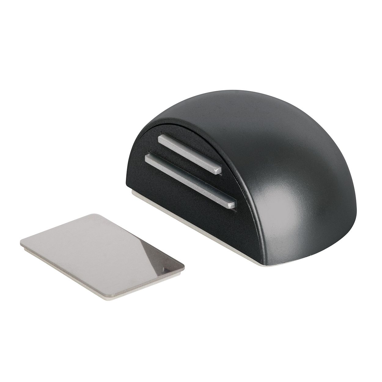 Fix-O-Moll Door-Stay Magnetic Self-Adhesive Black