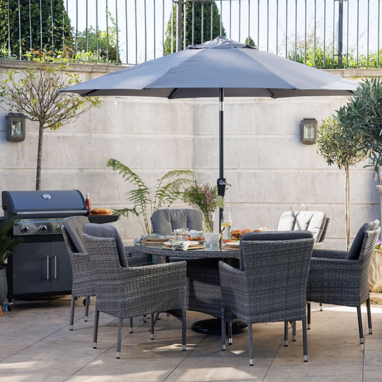 Corsica 6 Seater Rattan Garden Set