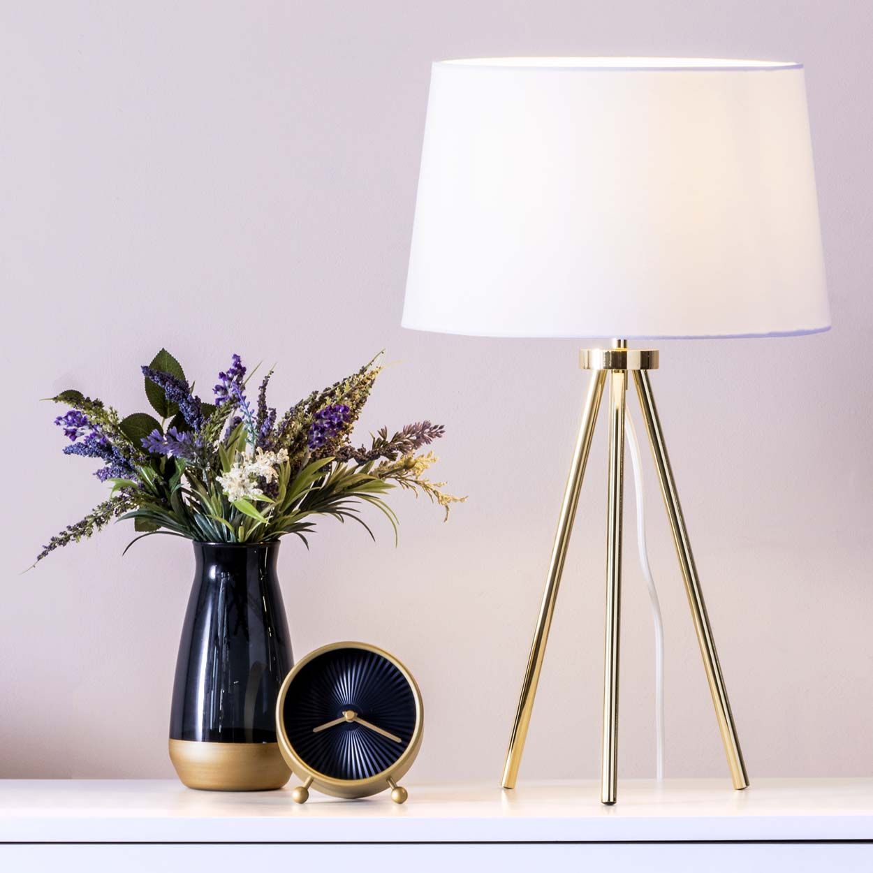 Cascade Lighting Walen Large Table - Brass