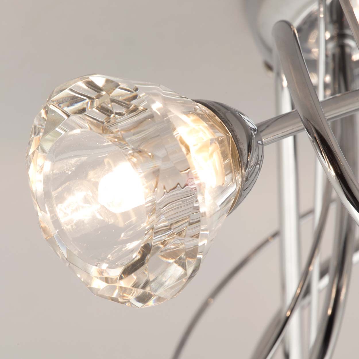 Cascade Lighting Neva 5 Light Ceiling Pendant Ant Brass