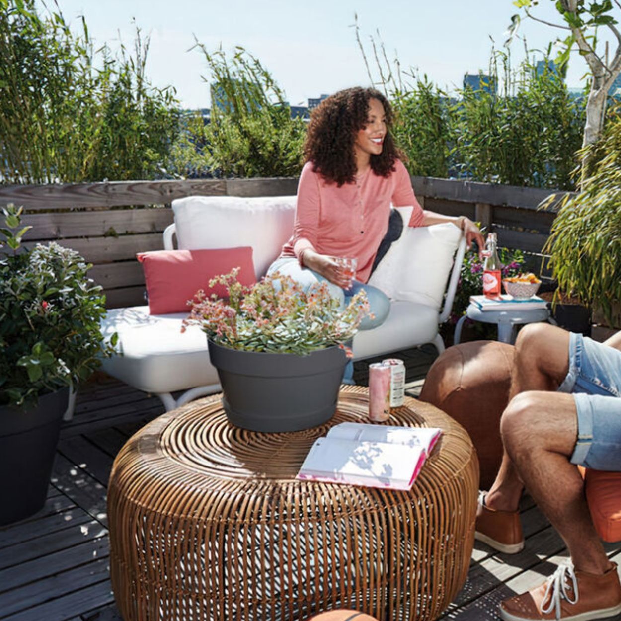 Loft urban saucer round 14cm anthracite