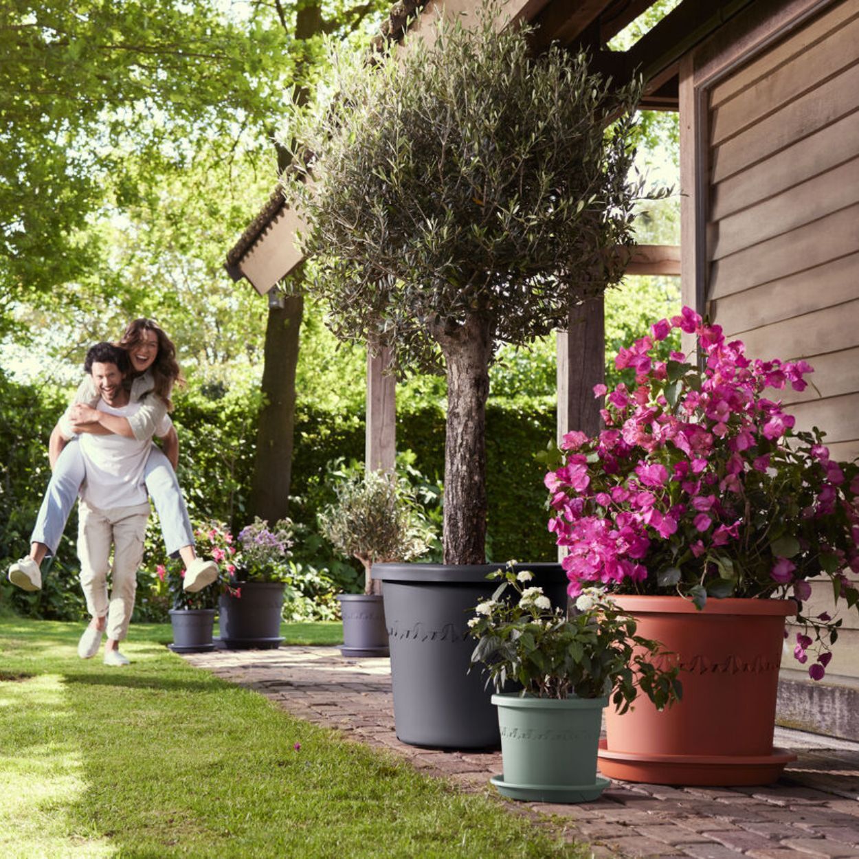 Algarve Cilindro 35cm - Terracottacotta