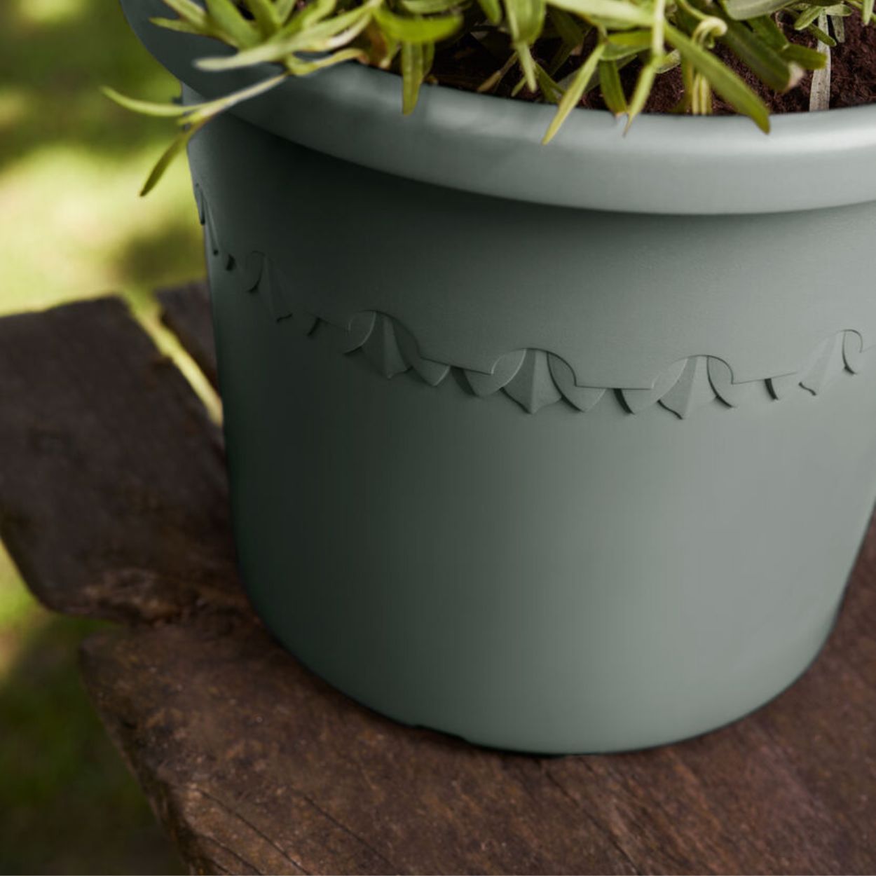 Algarve Cilindro 35cm - Thyme Green