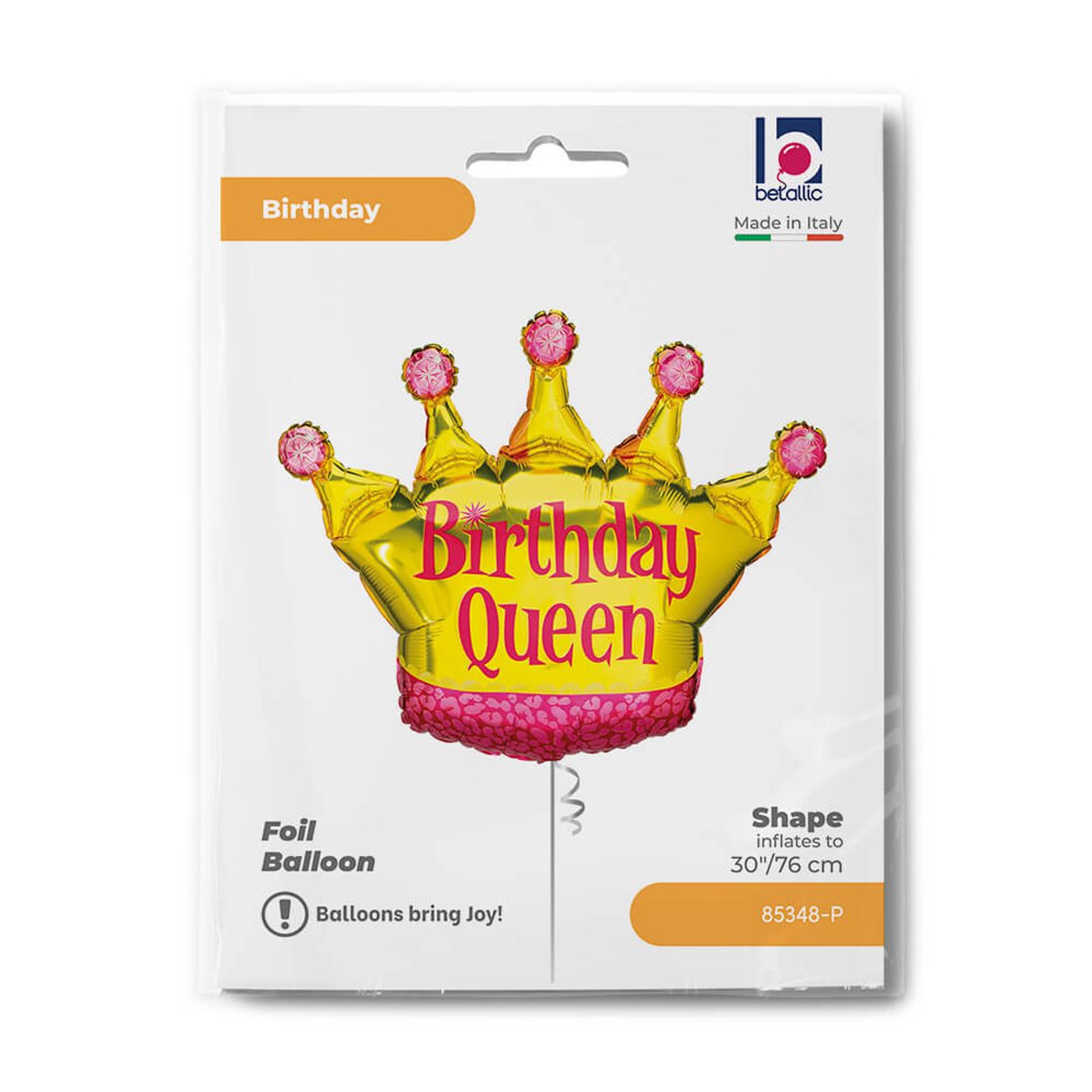 Supershape Foil Balloon Birthday Queen