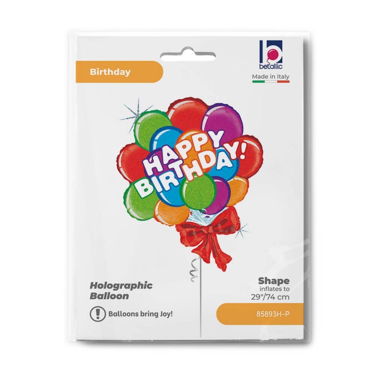 Supershape Foil Balloon Birthday Bow
