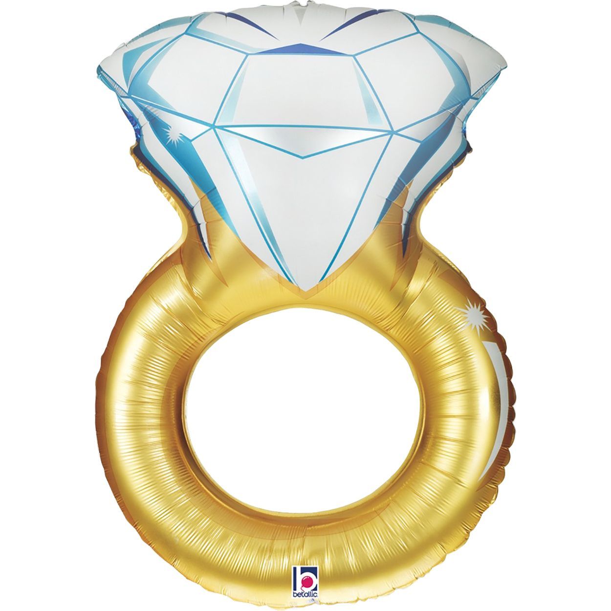 Supershape Foil Balloon Wedding Ring