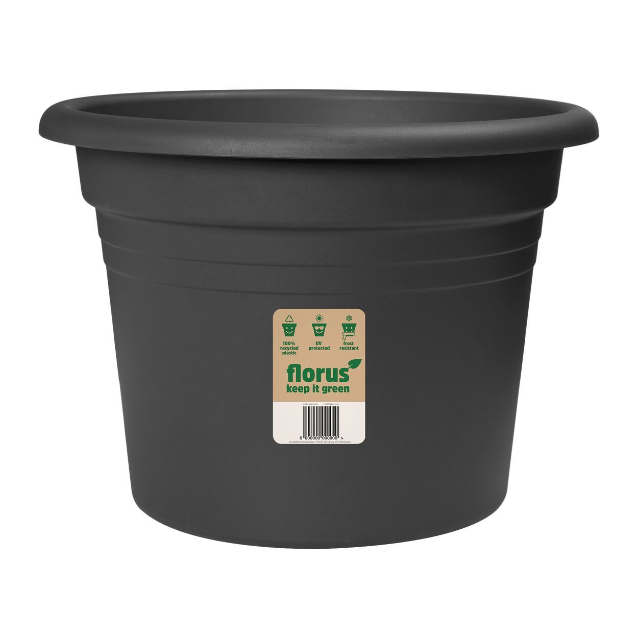 Elho Mediterran Cilindro 30cm Grey