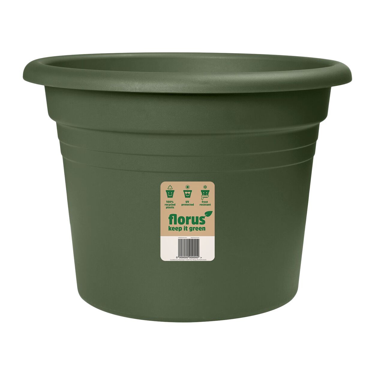 Elho Mediterran Cilindro 30cm Green